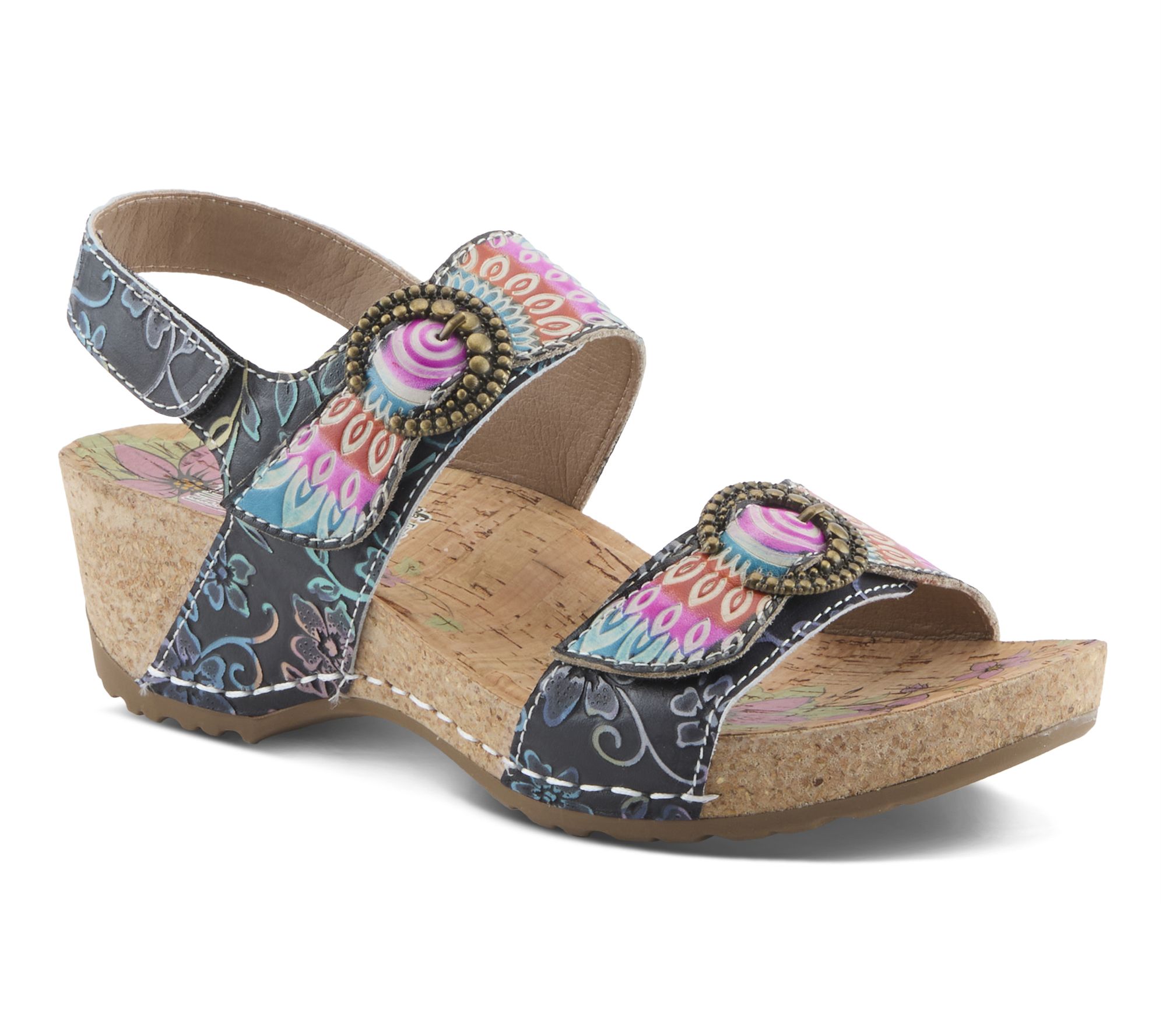 L'Artiste by Spring Step Leather Sandals - Colomecool