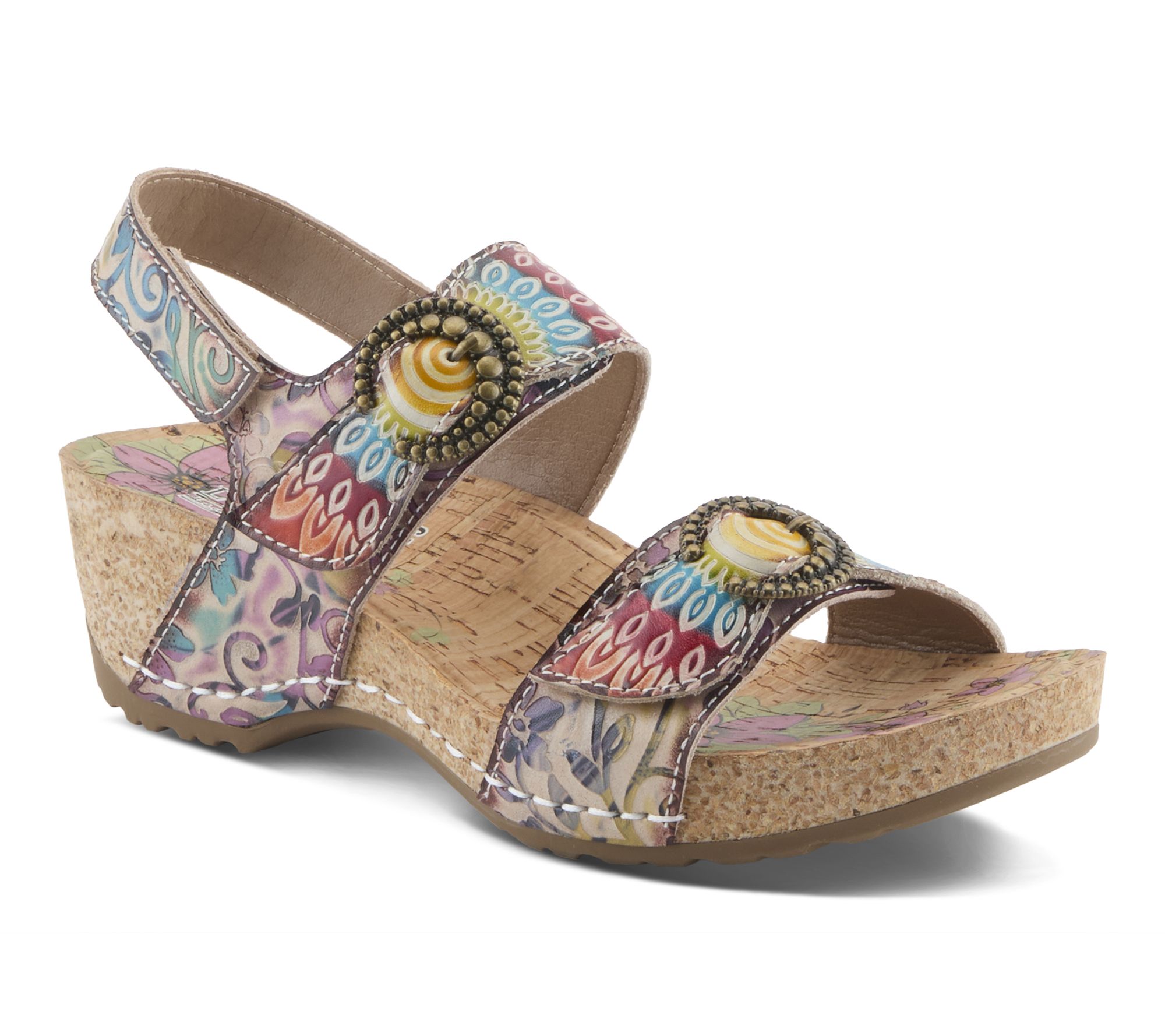 L'Artiste by Spring Step Leather Sandals - Colomecool