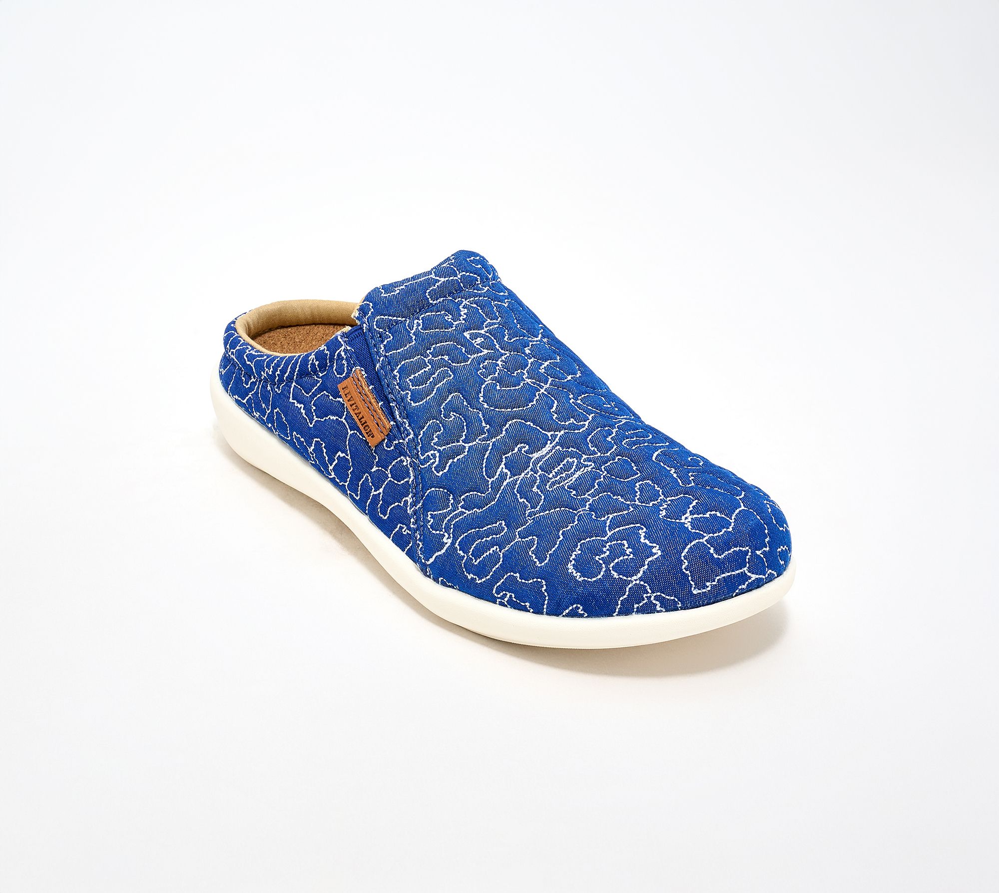 Revitalign Orthotic Embroidered Denim Mules - Siesta Harmony