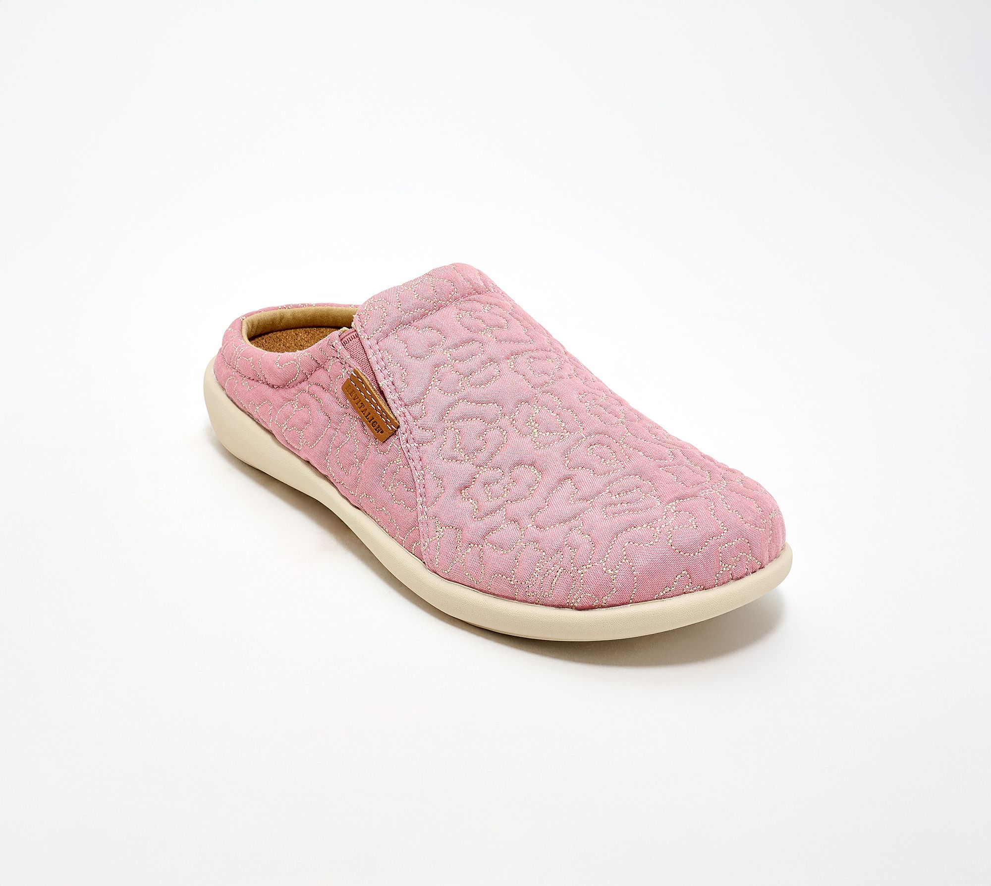 Revitalign Orthotic Embroidered Denim Mules - Siesta Harmony