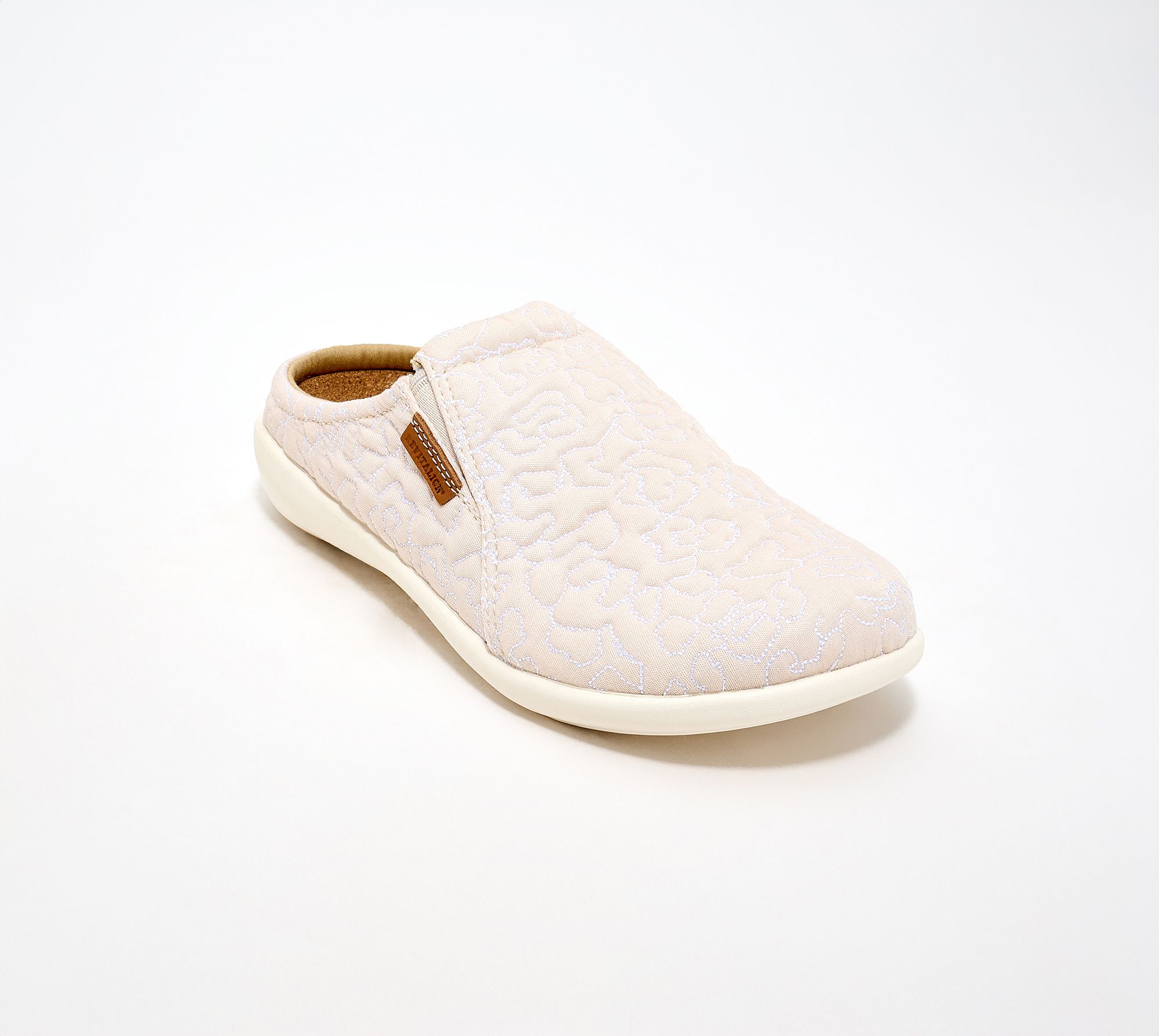 Revitalign Orthotic Embroidered Denim Mules - Siesta Harmony
