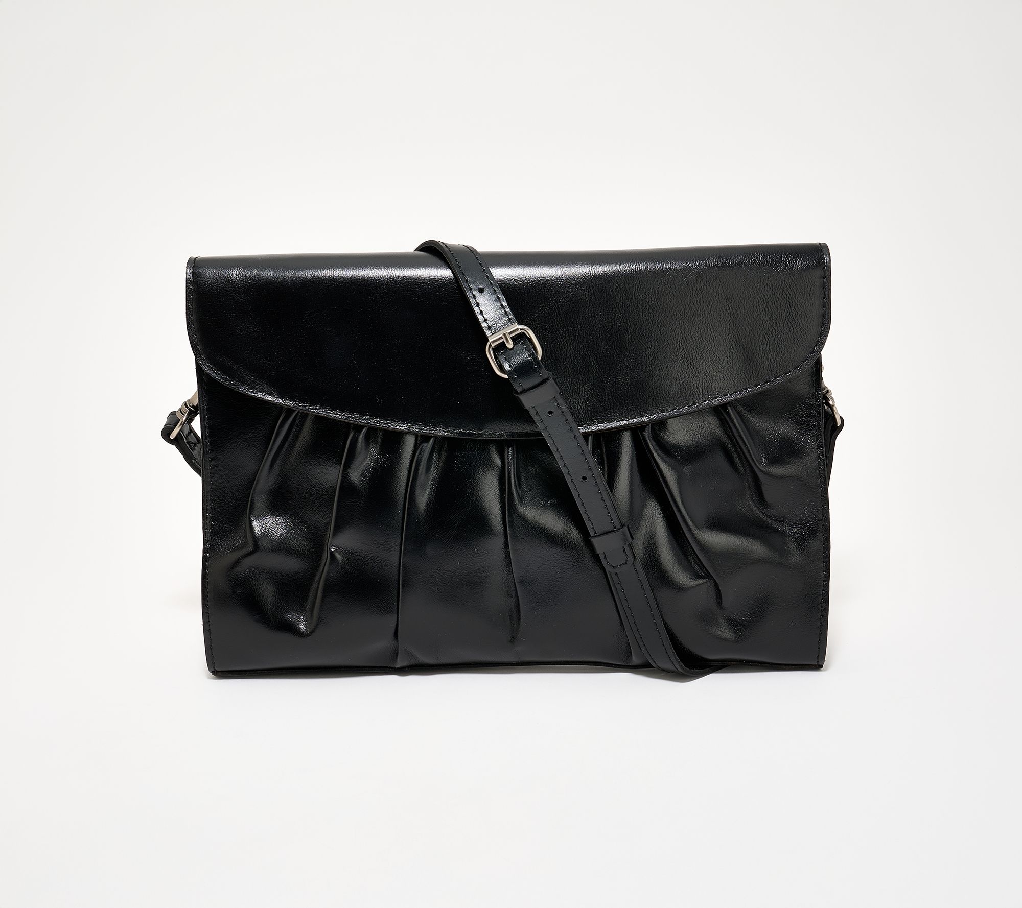 "As Is" Patricia Nash Charlaronne Leather Clutch Crossbody