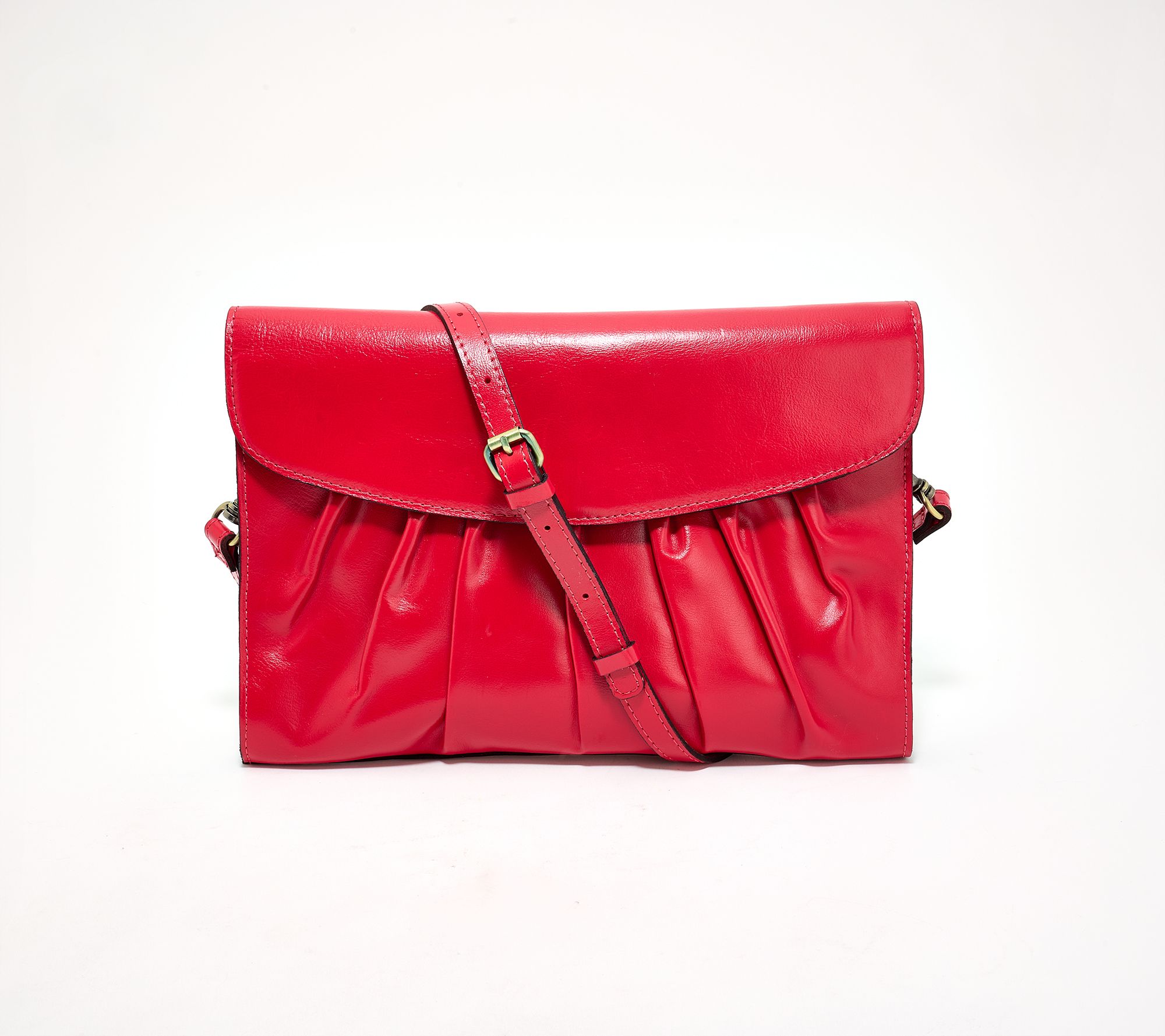 "As Is" Patricia Nash Charlaronne Leather Clutch Crossbody