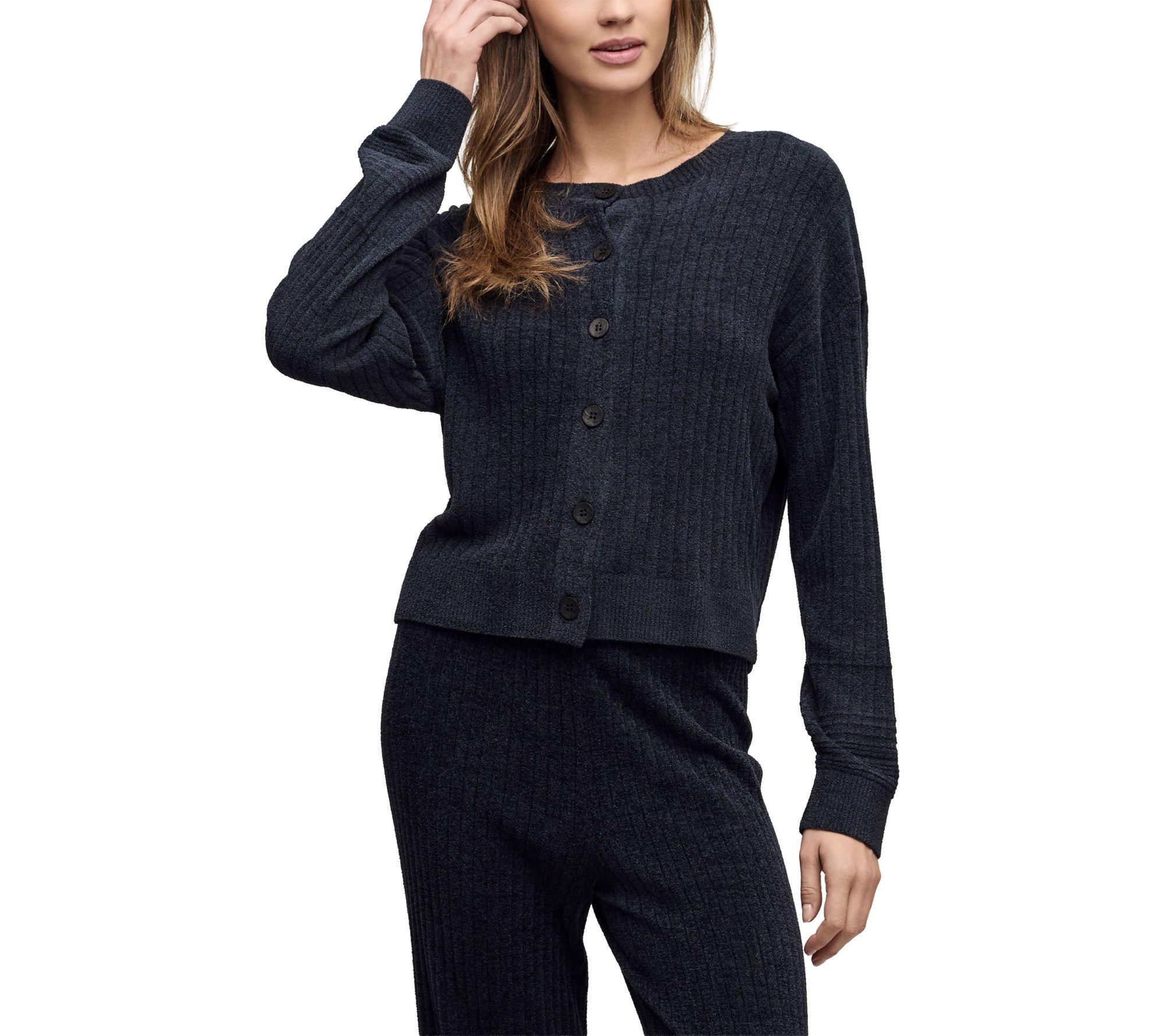 Barefoot Dreams CozyChic Ultra Lite Textured Rib Cardigan