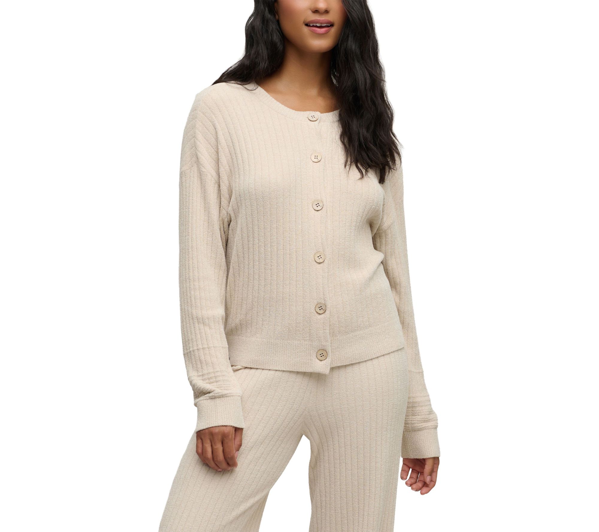 Barefoot Dreams CozyChic Ultra Lite Textured Rib Cardigan