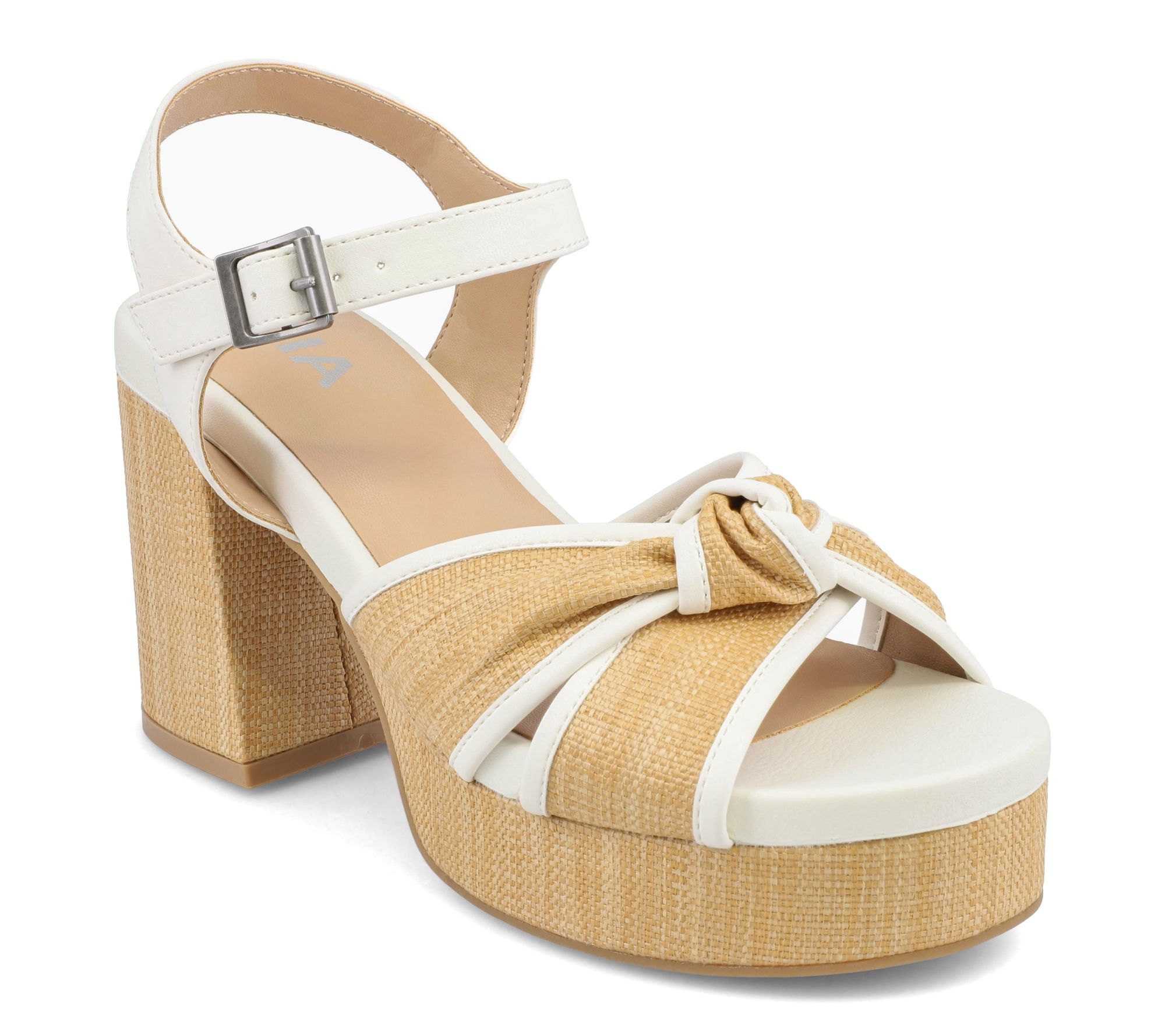 MIA Woven Platform Sandals - Roxie