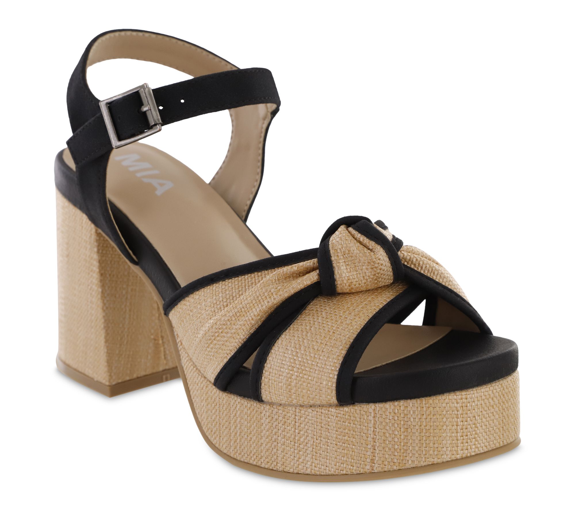 MIA Woven Platform Sandals - Roxie