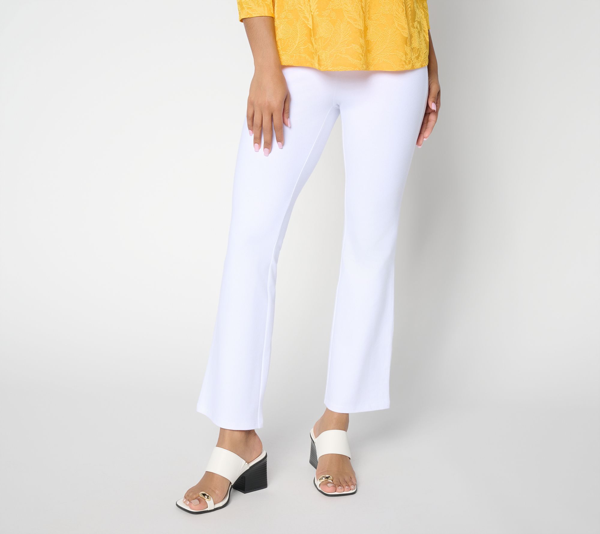 "As Is" Wicked by Women with Control Petite La Petite Bell Crop Pants