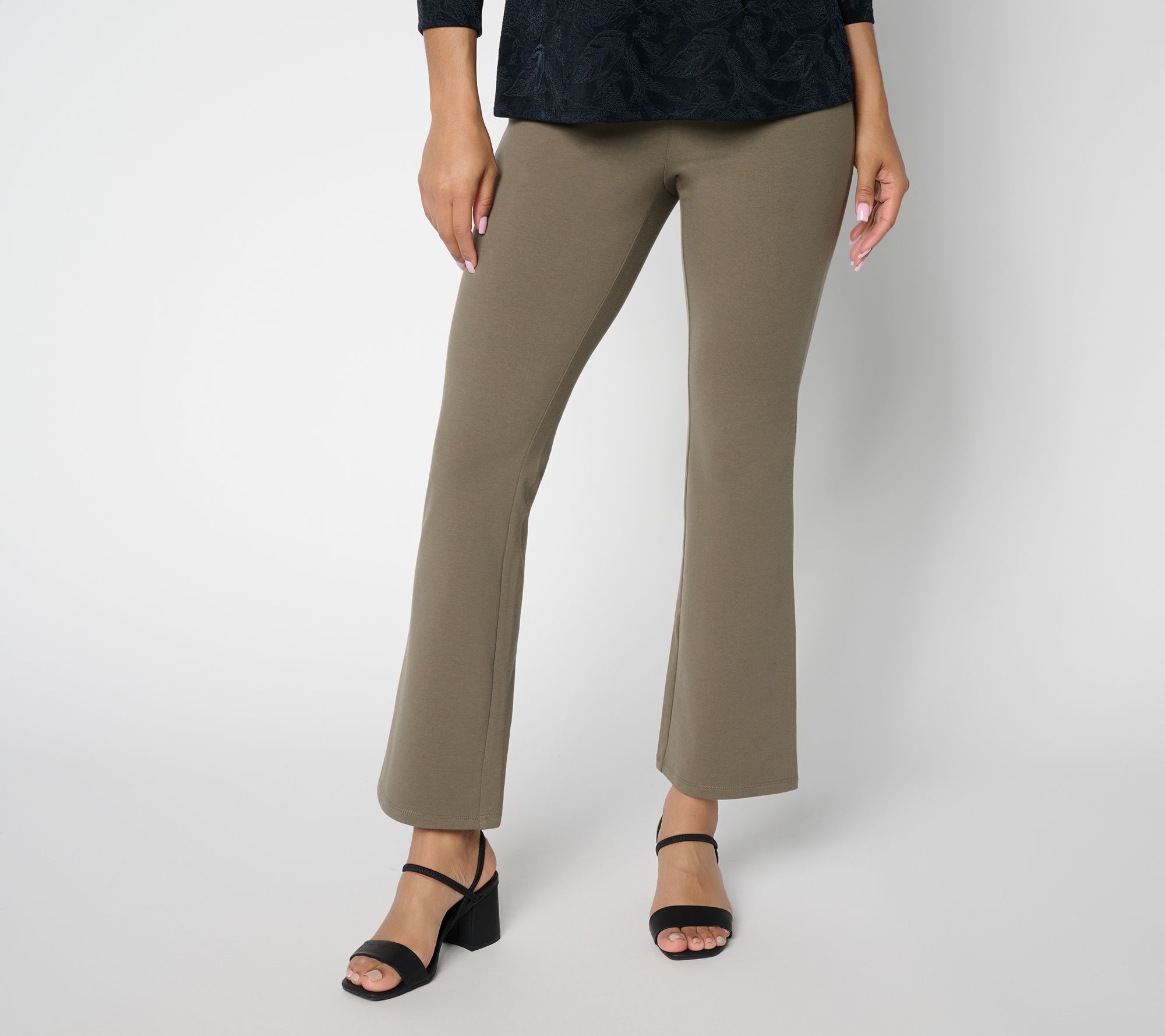 "As Is" Wicked by Women with Control Petite La Petite Bell Crop Pants
