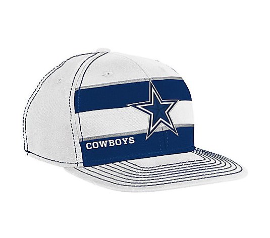 NFL Dallas Cowboys Youth Player Sideline White Hat - QVC.com