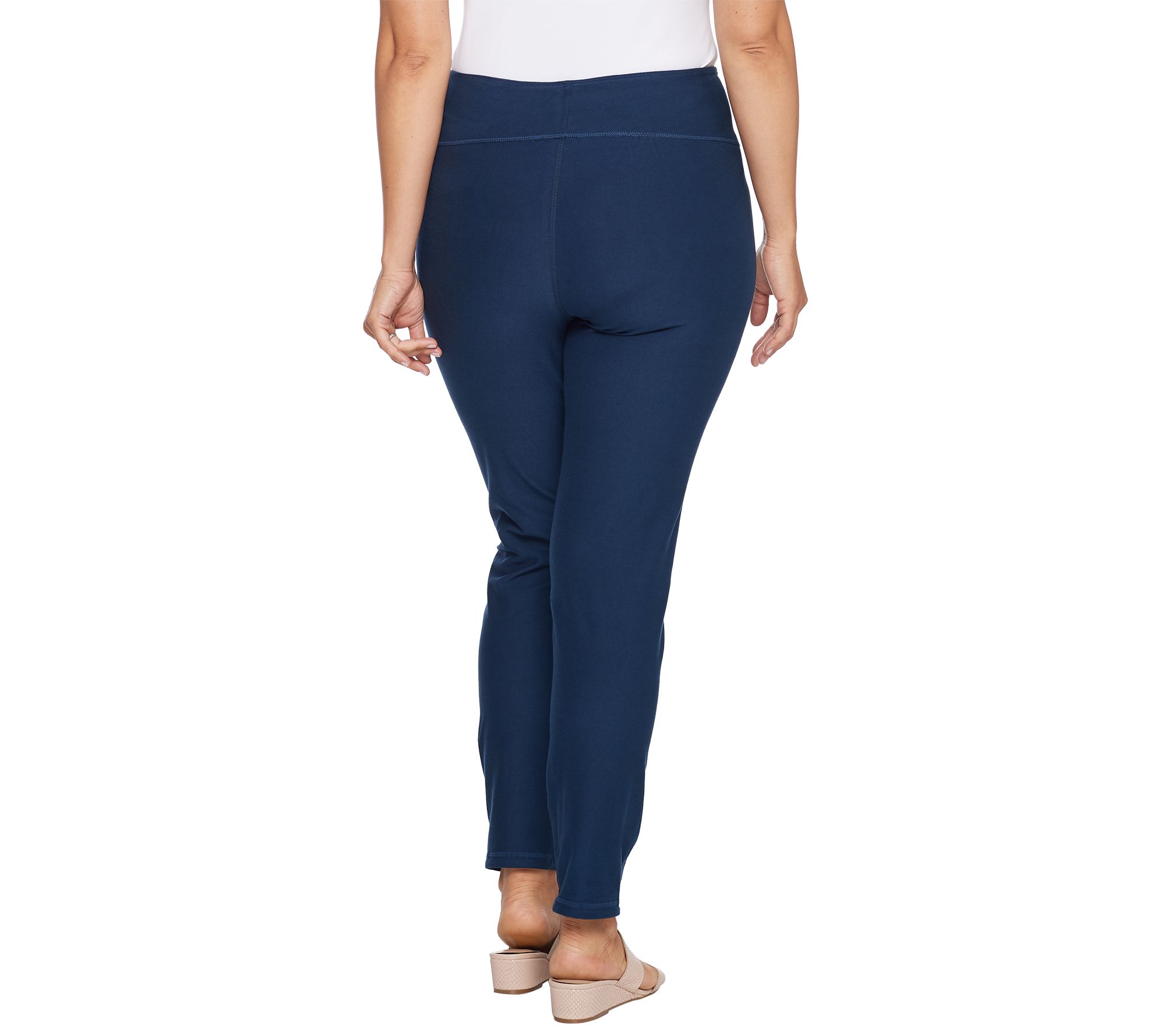 "As Is" Women with Control Petite Tummy Control Ankle Pants
