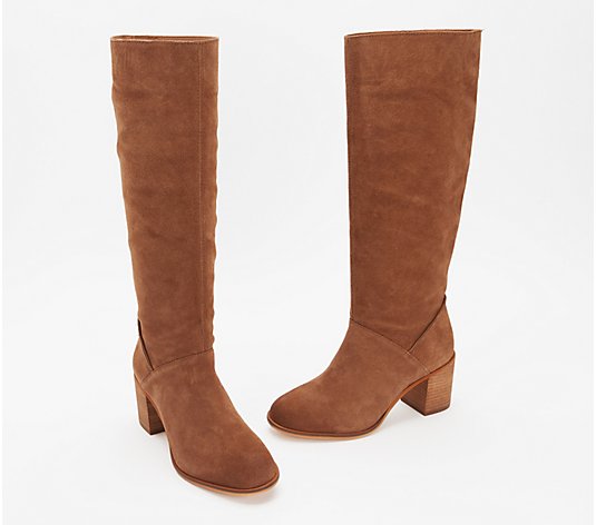 frye & co. Suede Slouch Tall Boots - Phoebe