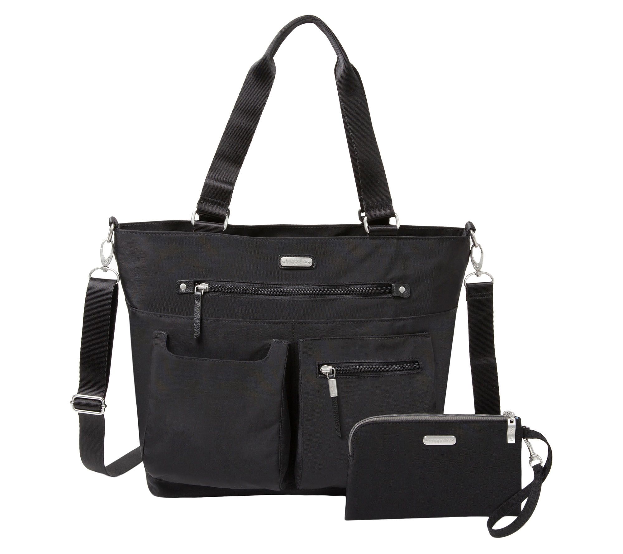 baggallini Any Day Tote with RFID Phone Wristlet