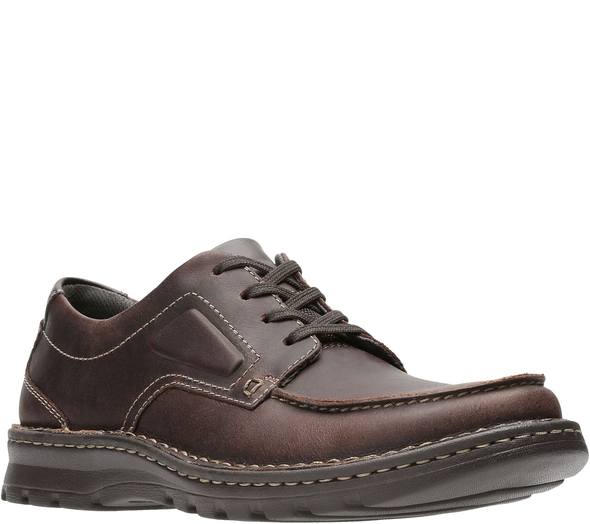 clarks leather lace up shoes ashland pearl