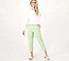 Denim & Co. EasyWear Twill Relaxed Crop Pants, 2 of 3