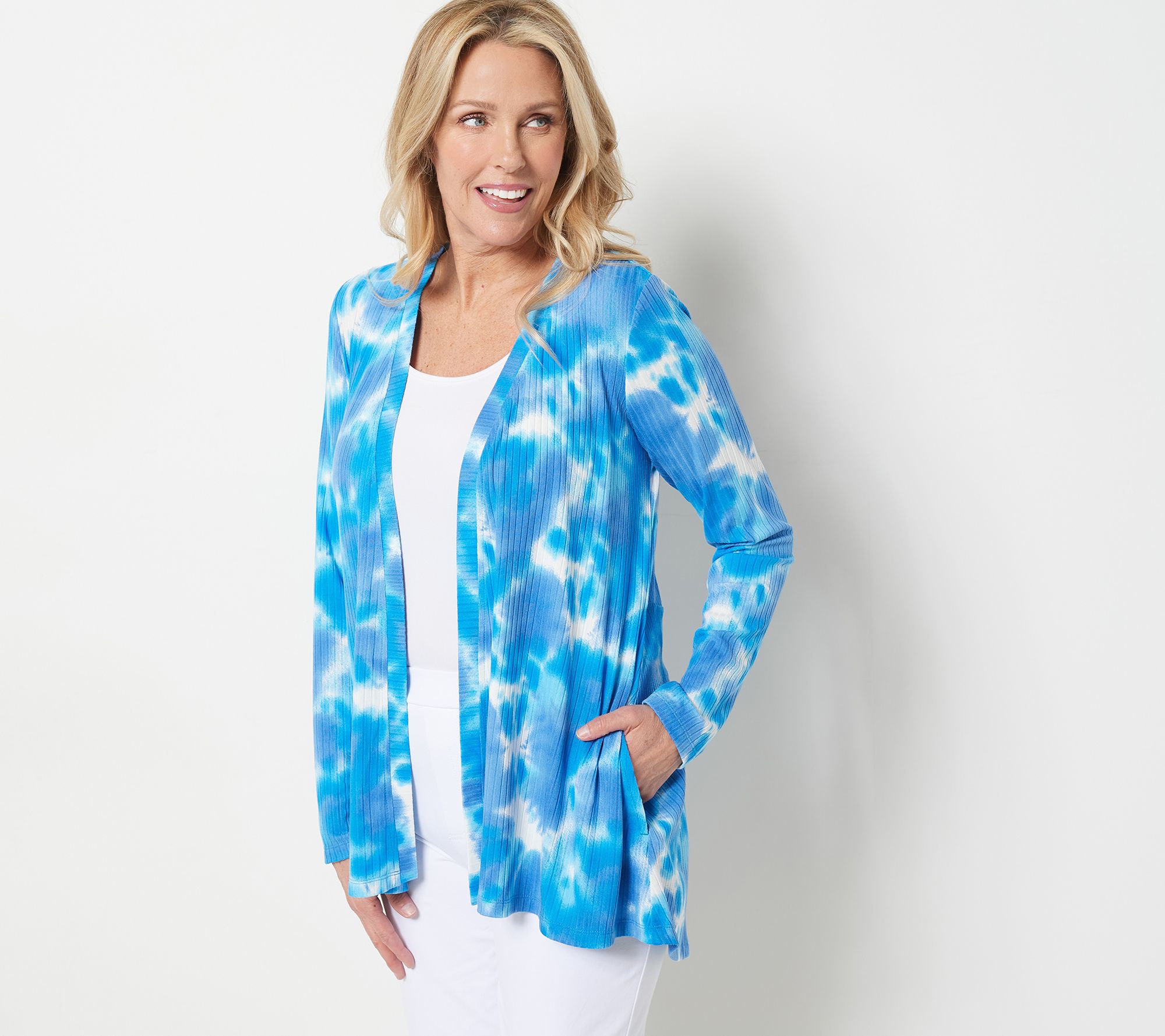 qvc susan graver peplum cardigan