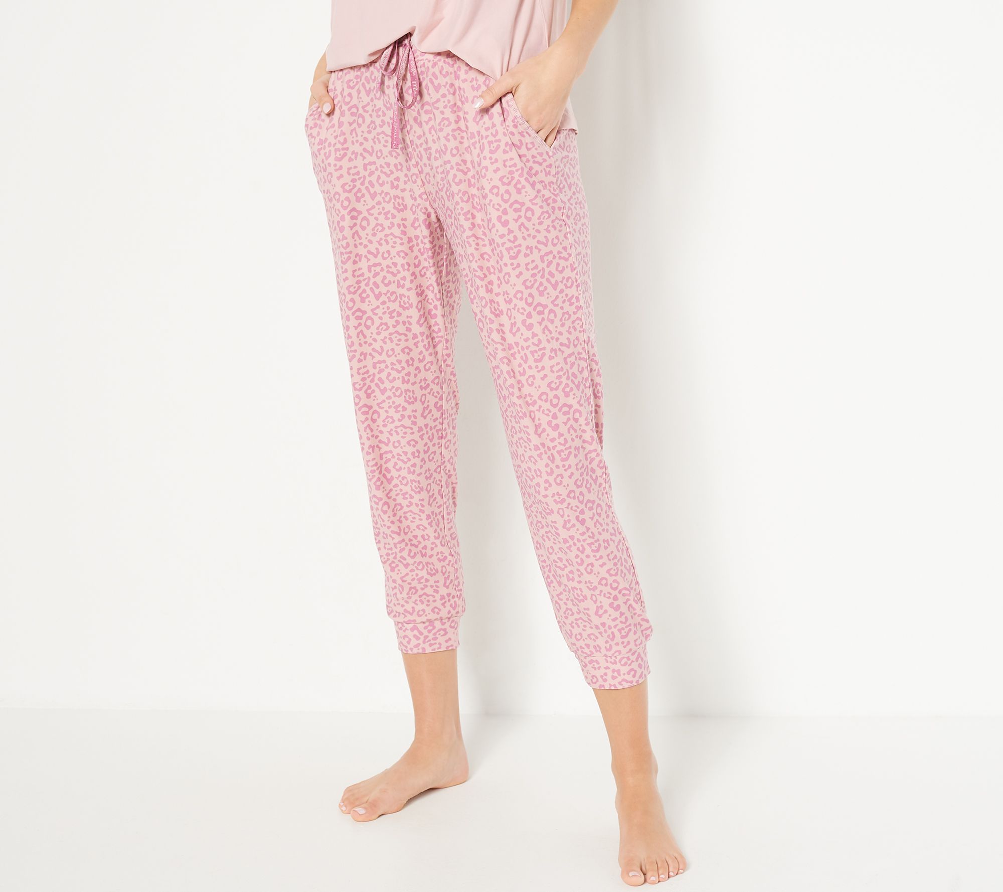 MUK LUKS Cloud Knit Tank and Cropped Pant PJ Set