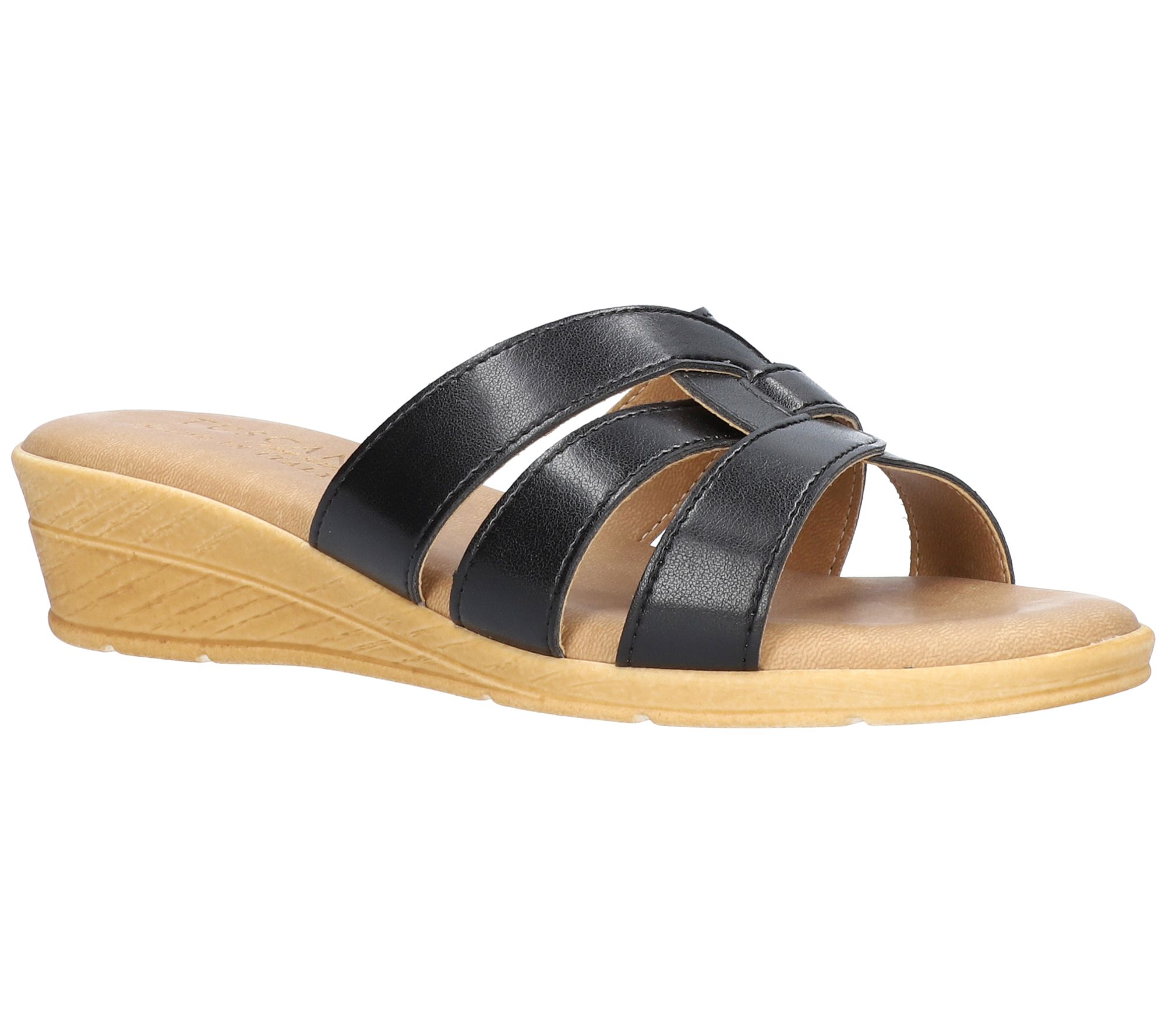 Tuscany By Easy Street Italian Wedge Sandals -Tazia - QVC.com