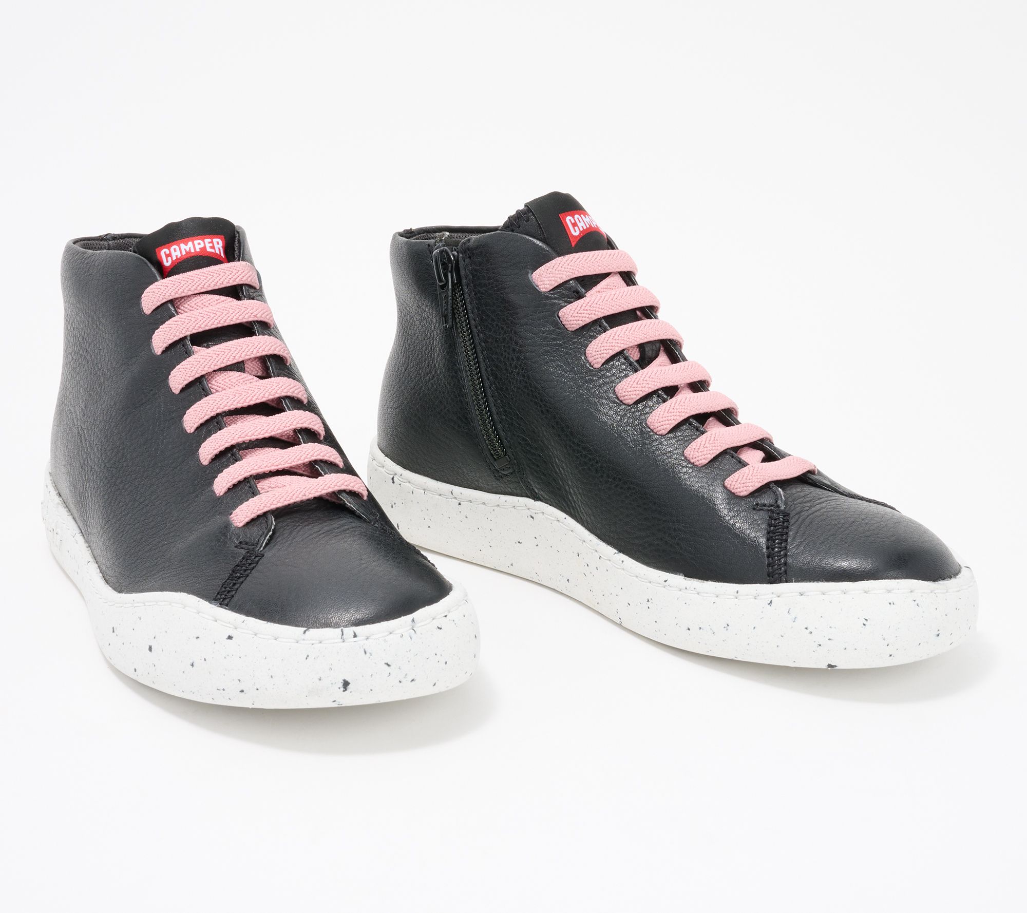 Camper Leather Lace-Up Sneakers - Peu Touring