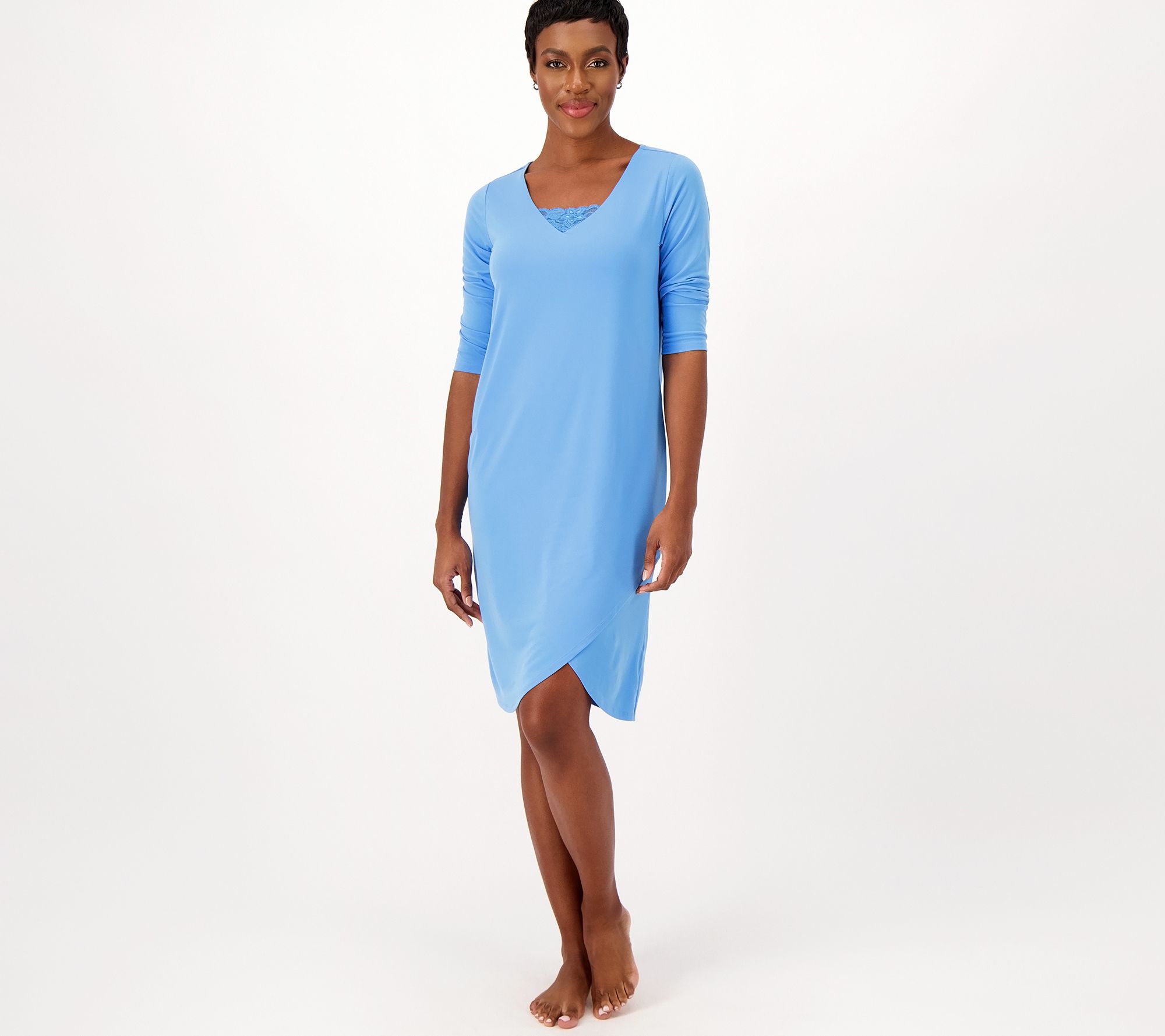 Breezies Sleep Dress with Lace Detail