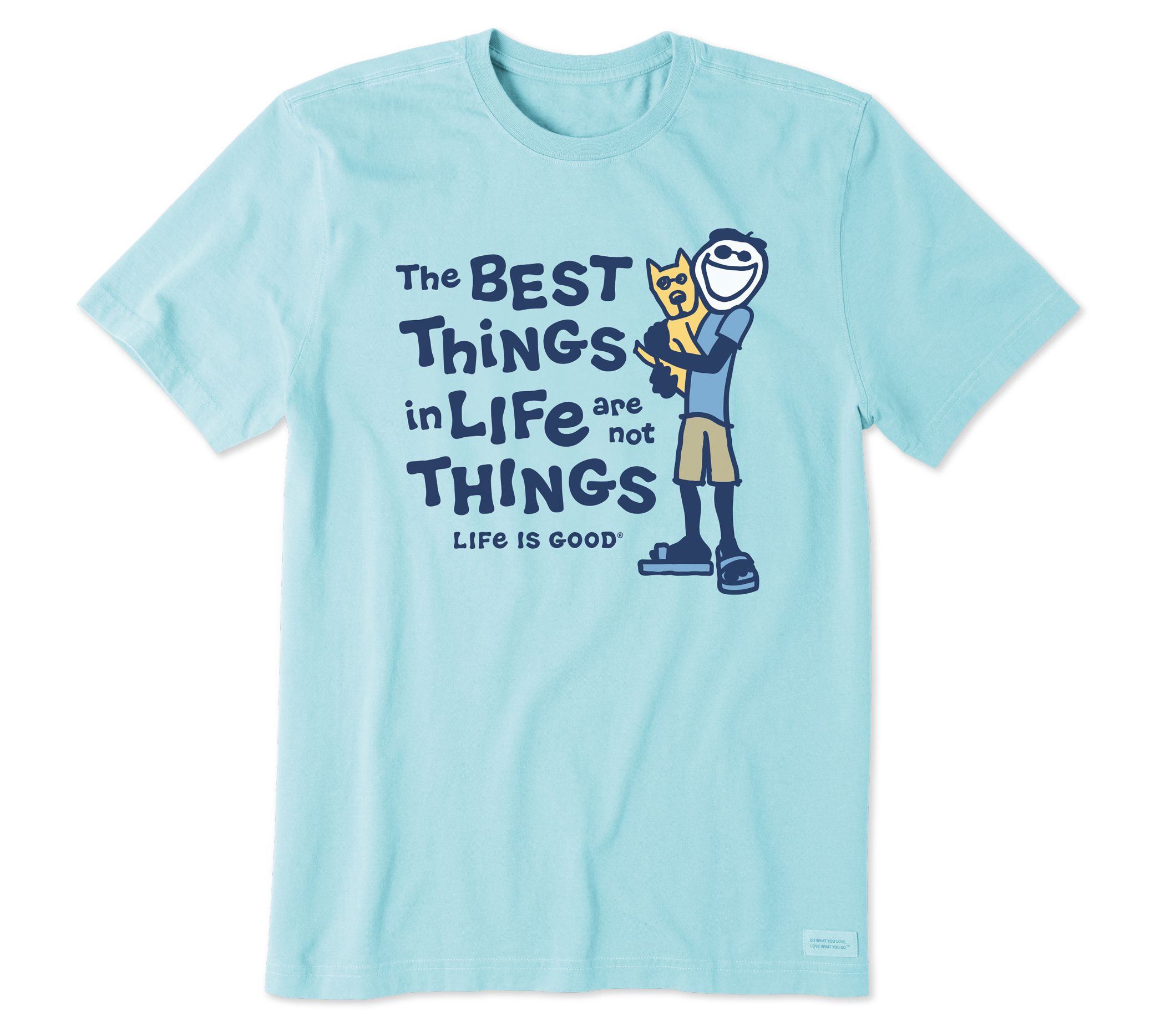 Life is Good Men's Jake Rocket Best Things in Life Crusher Tee