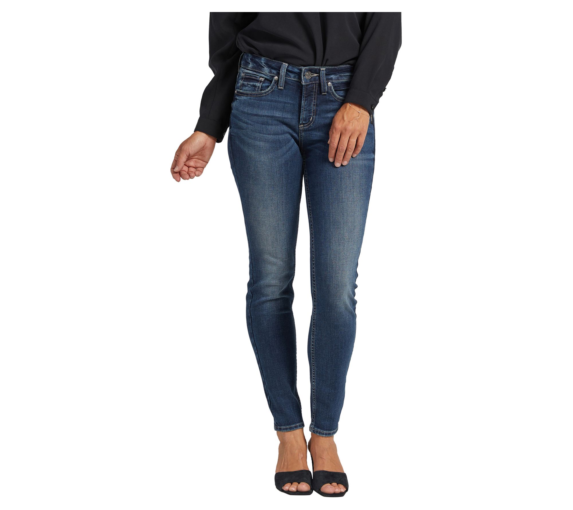 Silver Jeans Co. Suki Mid Rise Skinny Jeans