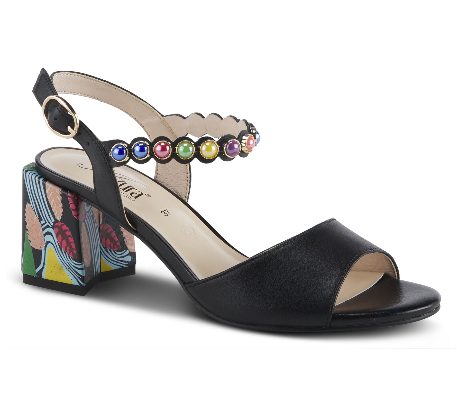 Azura by Spring Step Heeled Sandals - Legendary