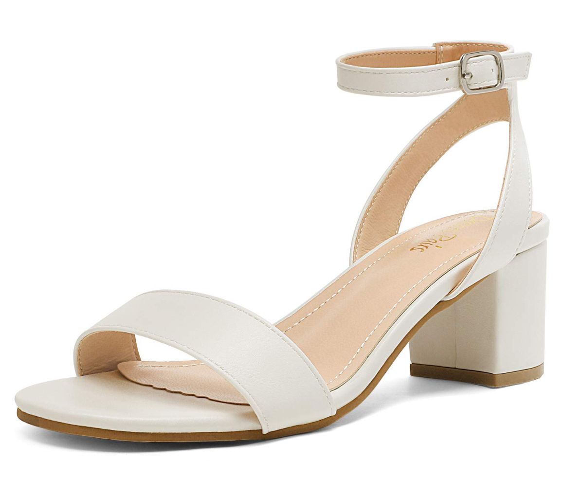 Dream Pairs Women's Low Block Heeled Sandals -arnival