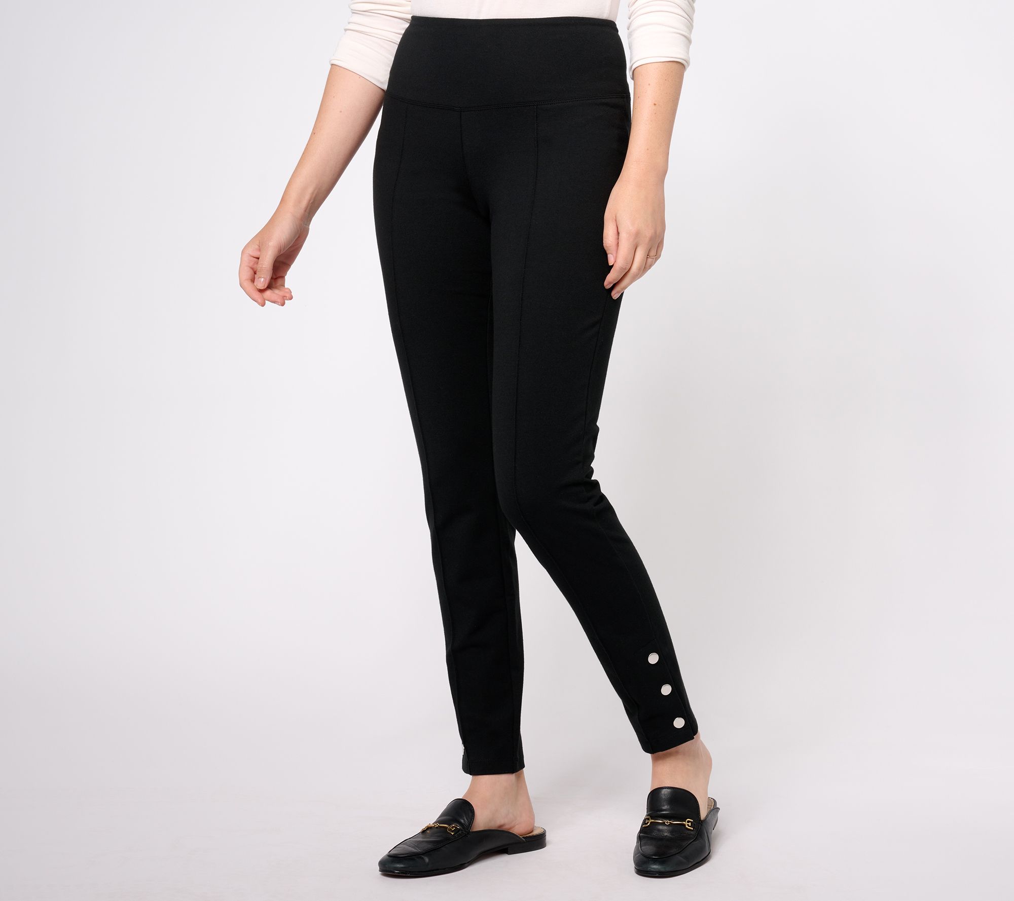 Wicked by Women with Control Petite Ankle Pants with Pockets 