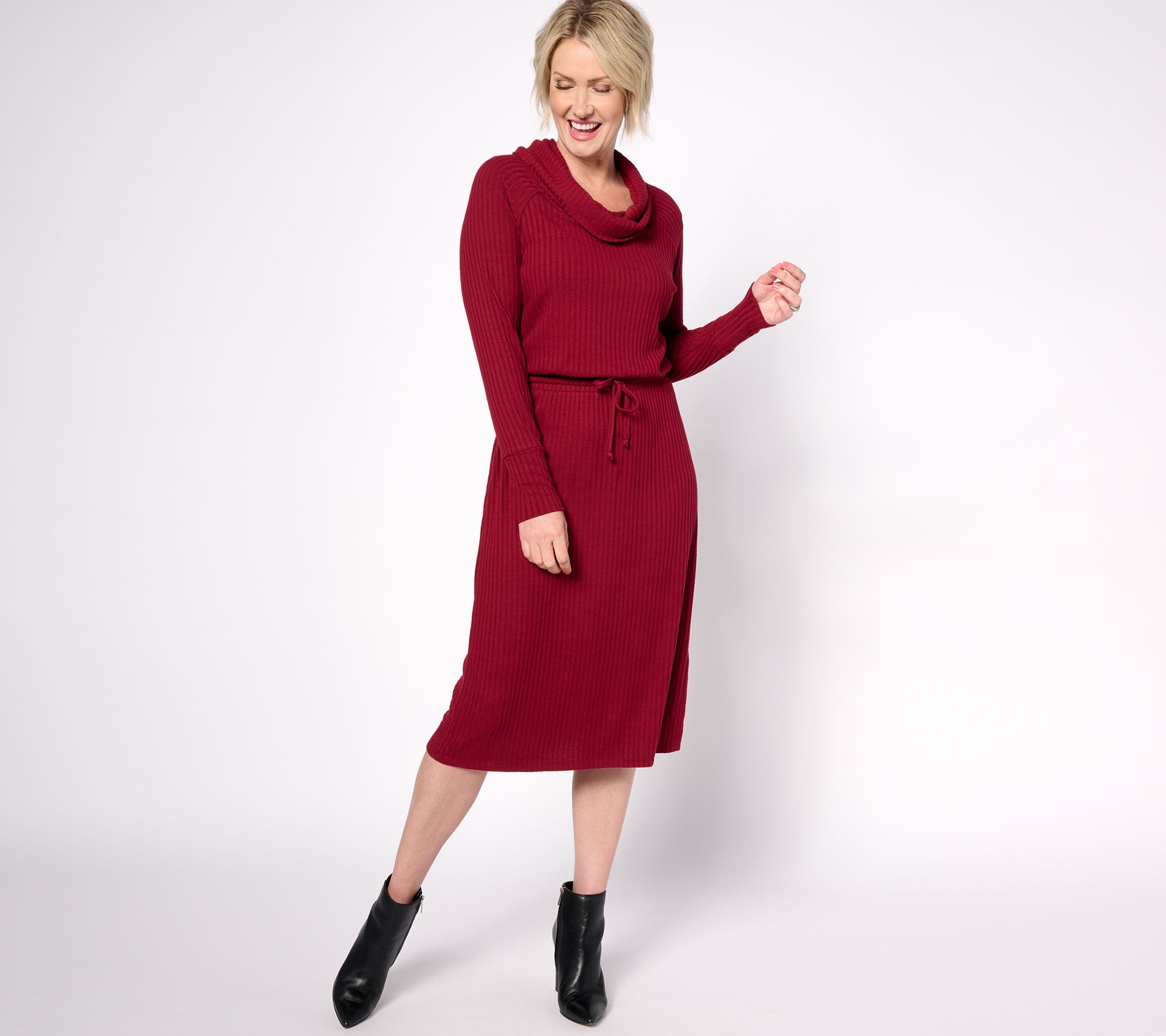 Red Midi Dresses QVC