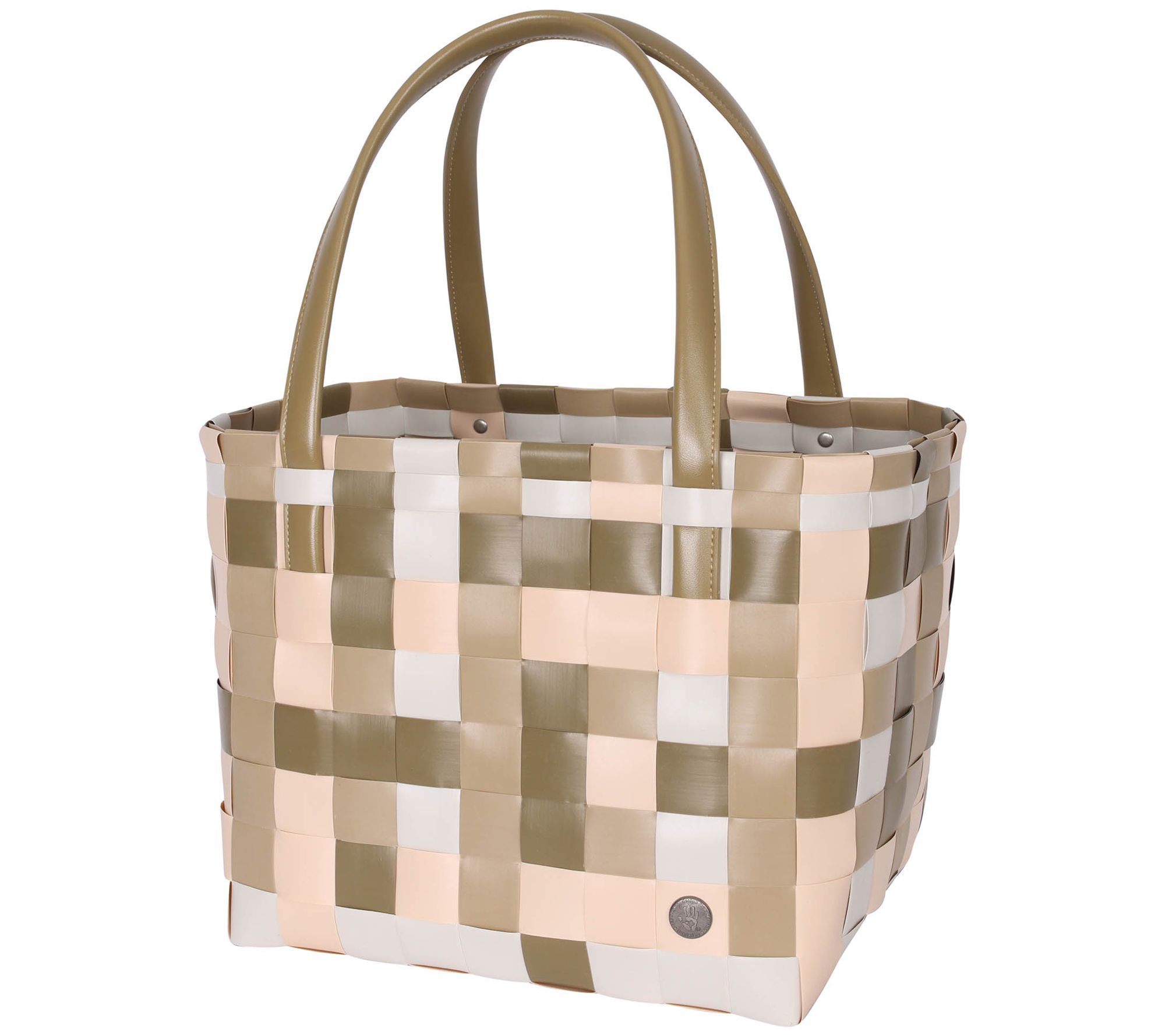 Handed By Color Block Tote Bag