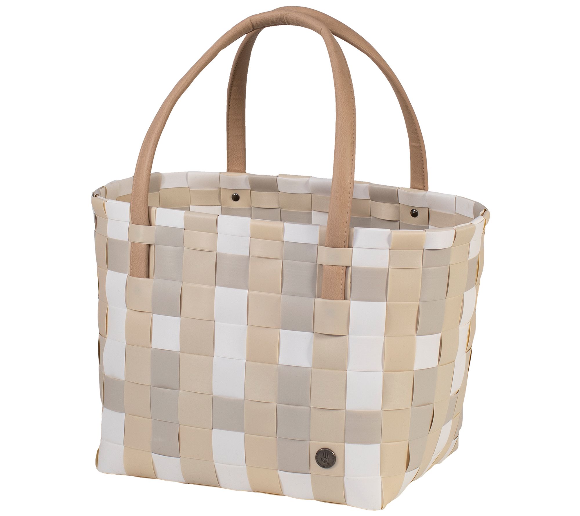 Handed By Color Block Tote Bag