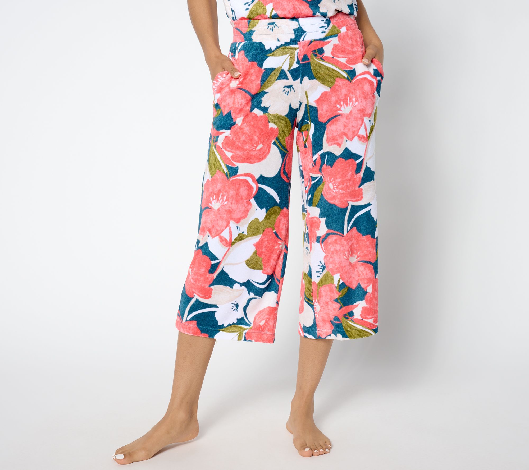 Cuddl Duds Baby Loop Terry Cropped Pant