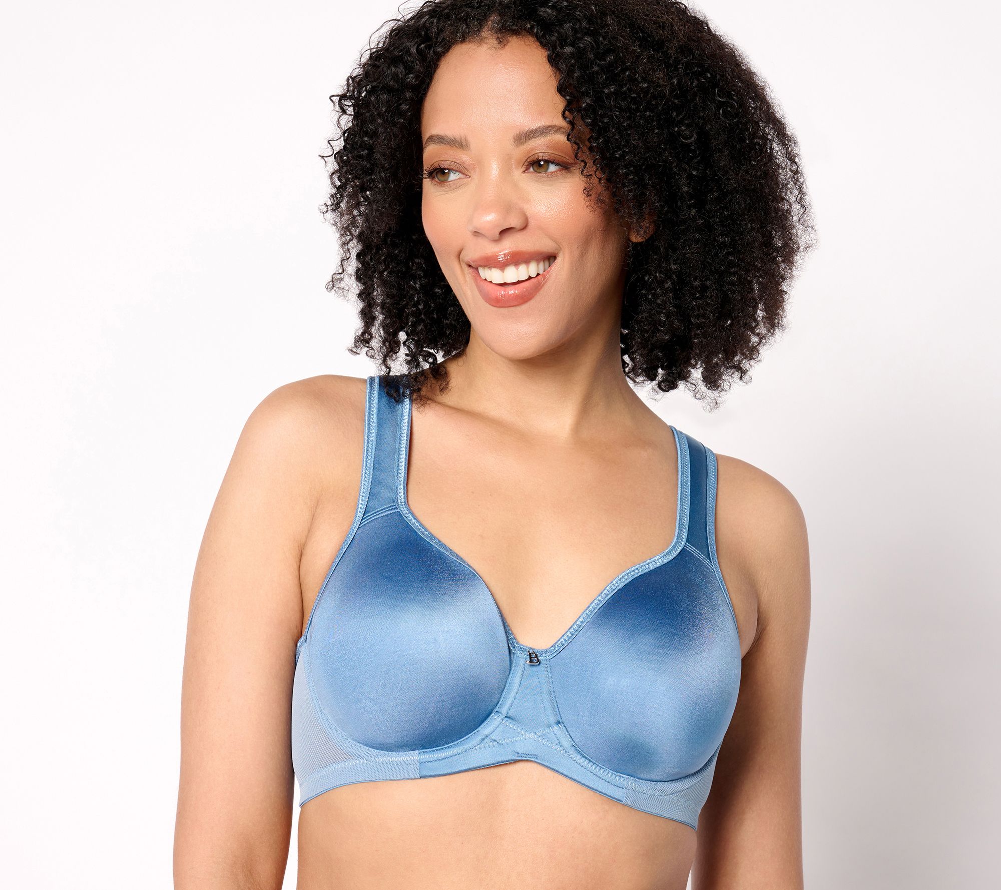 Breezies Signature Shine Unlined Underwire Support Bra - QVC.com Breezies Signature Shine Unlined Underwire Support Bra - QVC.com