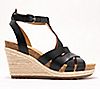 Earth Leather Wedge Sandals - Malera, 1 of 3