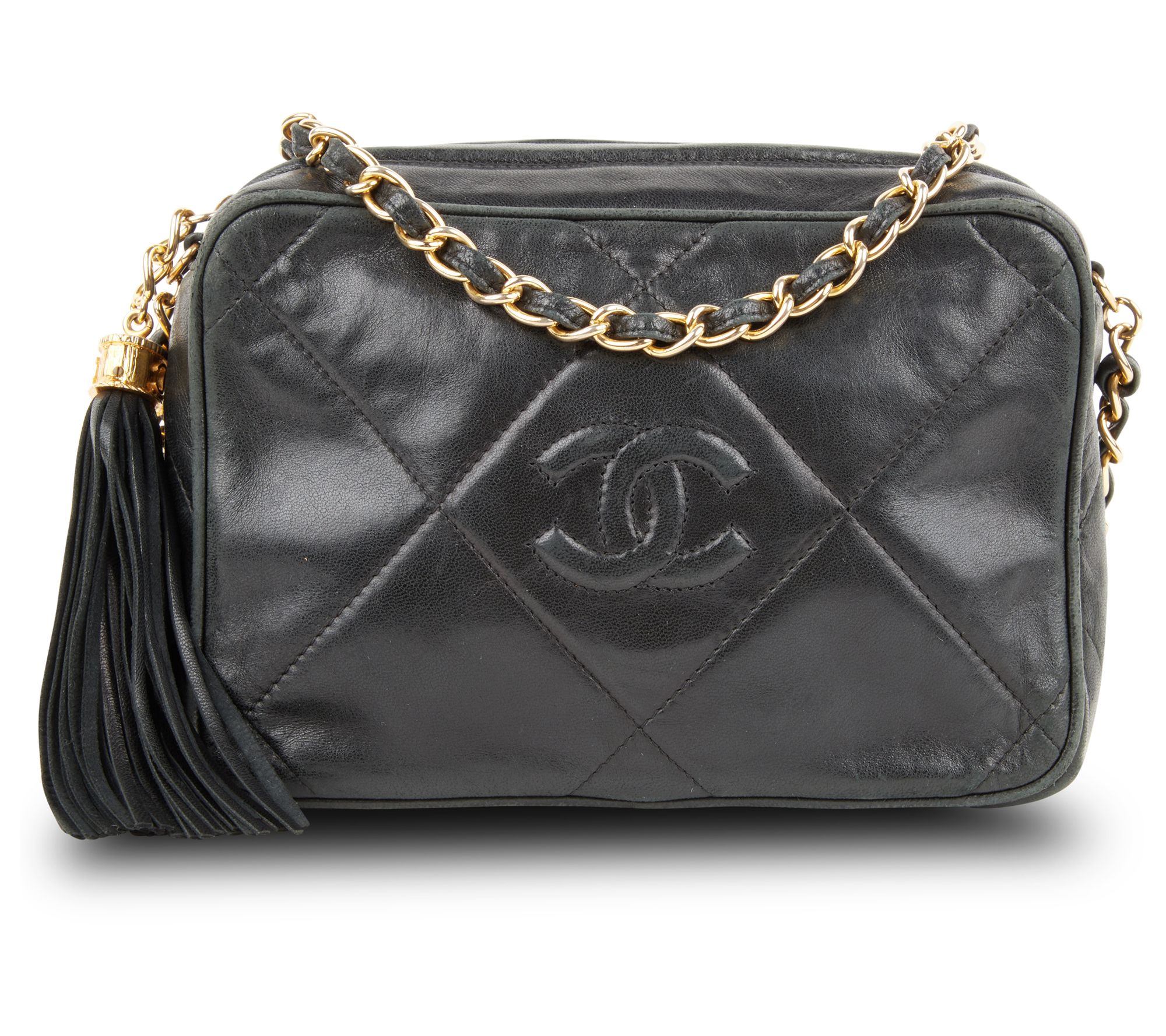 Pre-Owned Chanel Ball Tassel Crossbody Bag