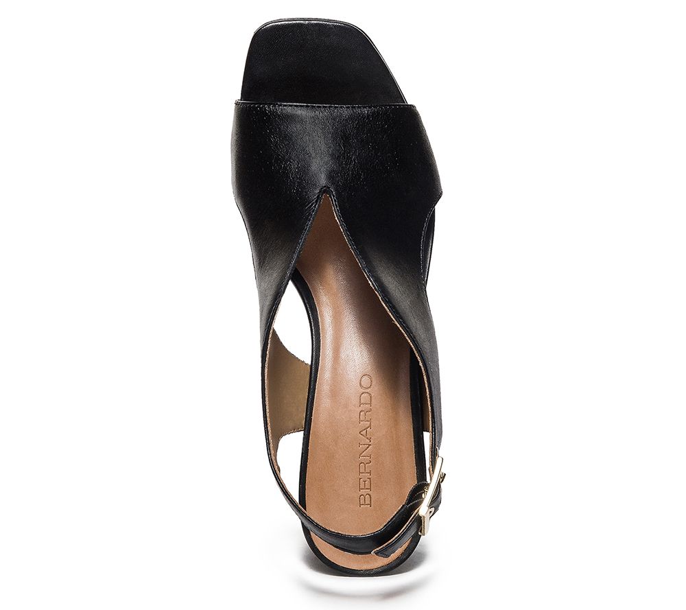 Bernardo Block Heel Slingback Sandal - Bedford - QVC.com