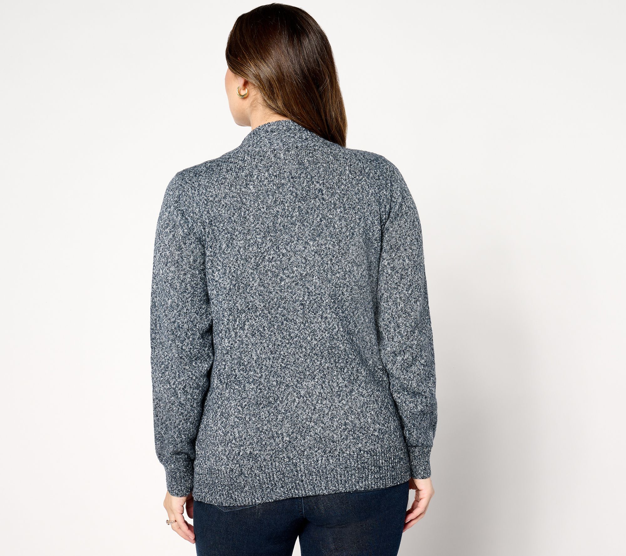 Belle by Kim Gravel Let's Get Cozy Pom Pom Cardigan - QVC.com