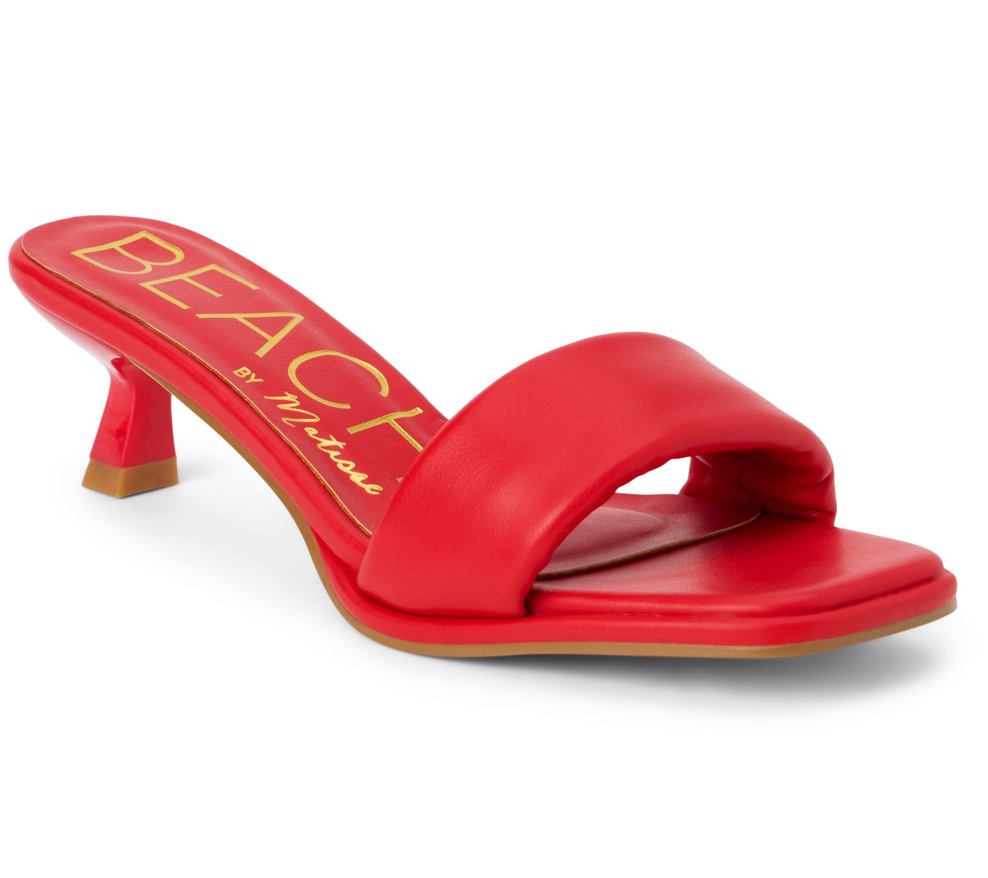 Beach by Matisse Kitten Heel Dress Sandal- Blondie