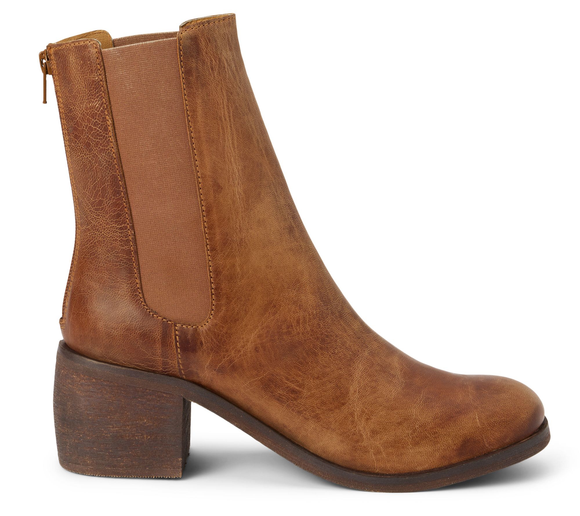 Matisse Leather Heeled Boot- Campello