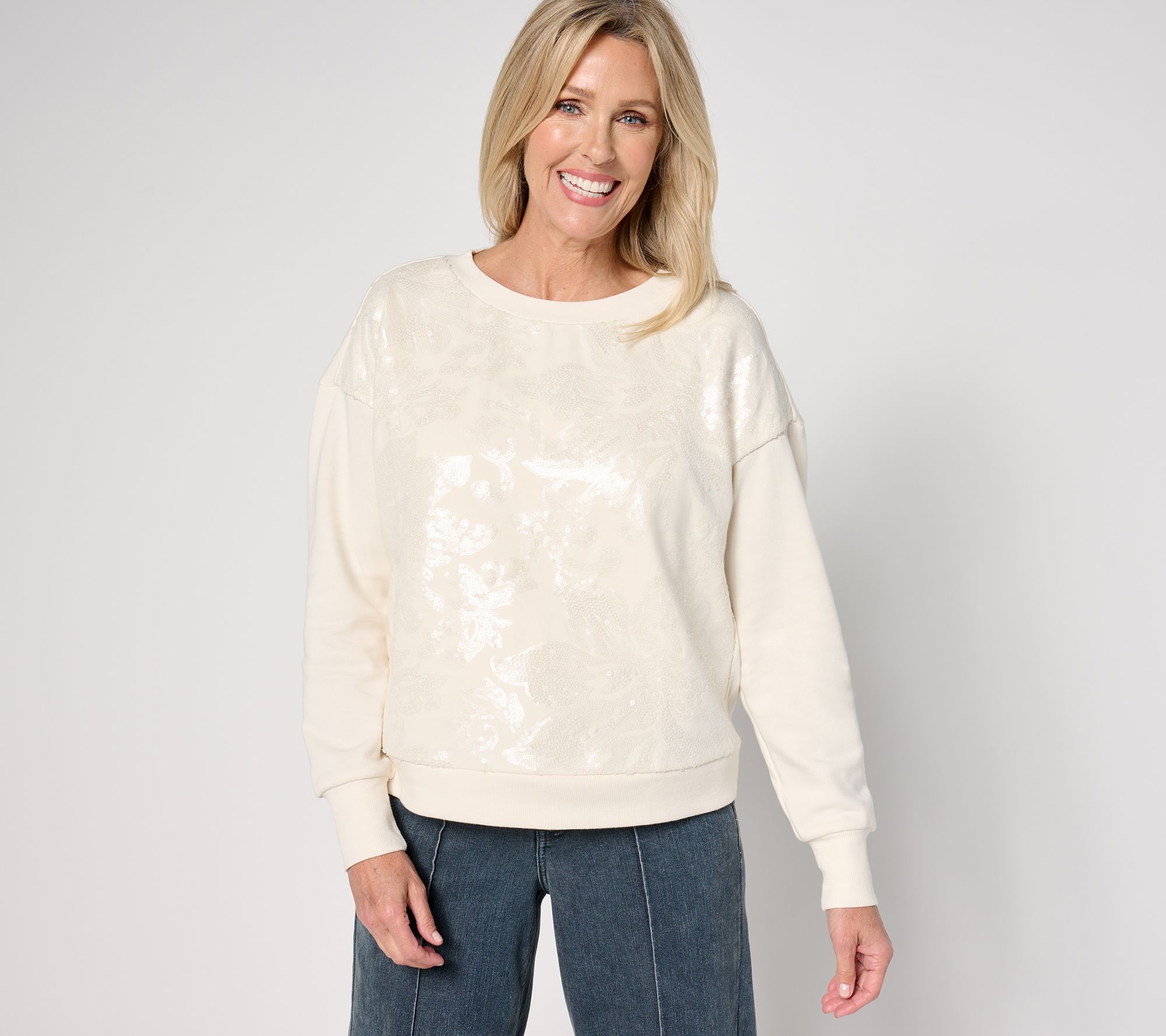 Me by Jennie Garth Eve Embellishment Pullover