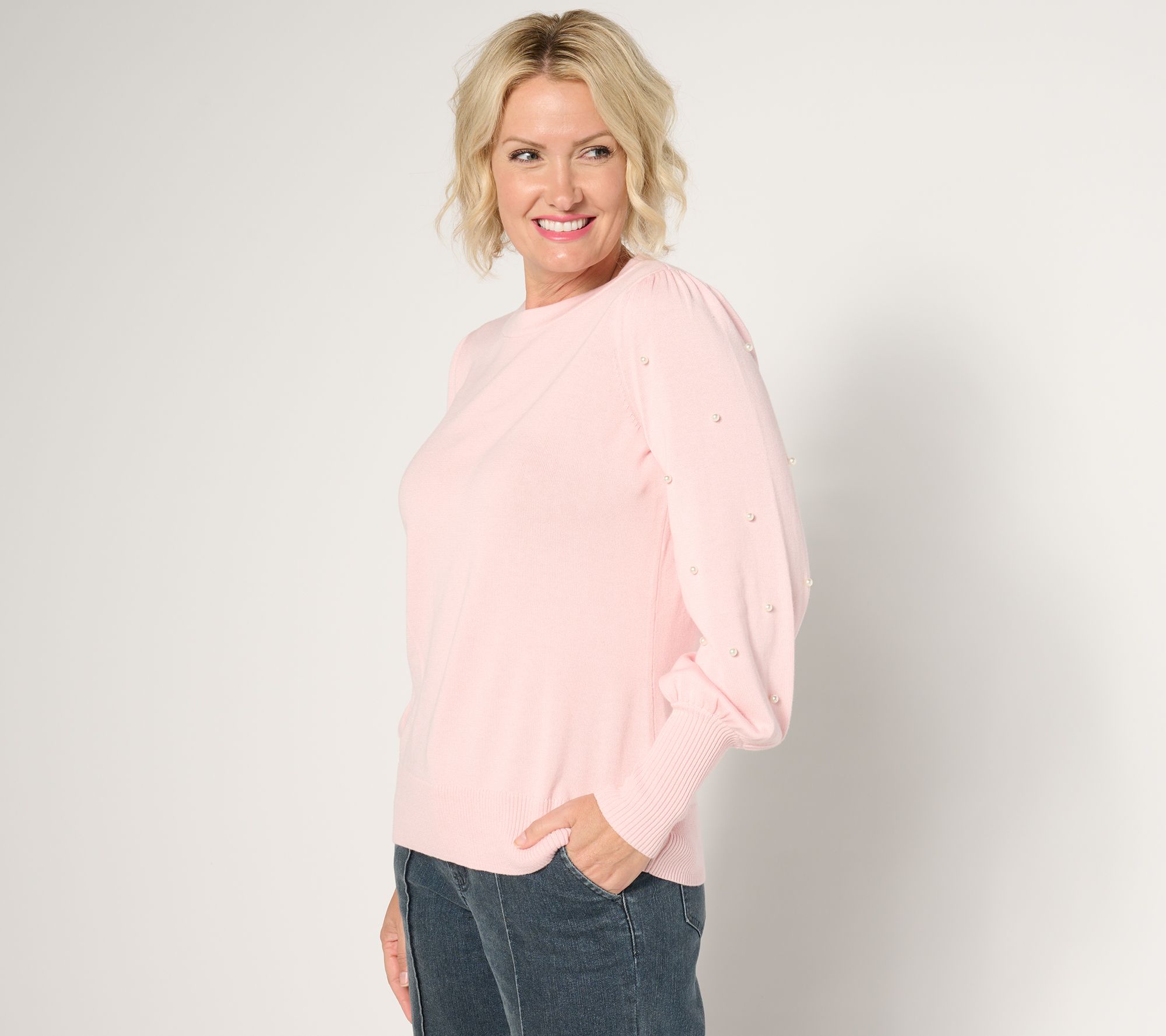 Belle by Kim Gravel Class & Sass Miss Jo Pearl Sweater