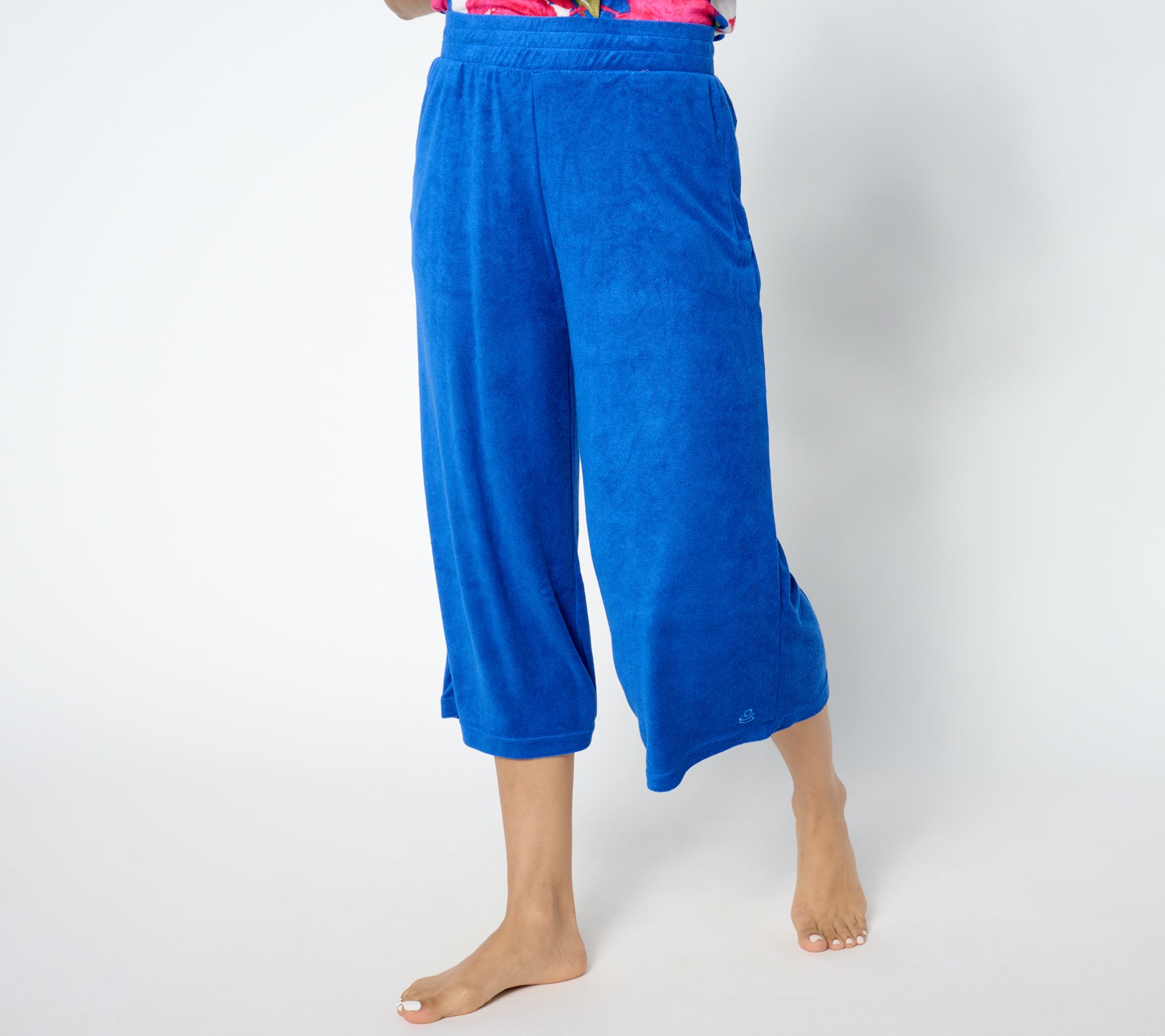"As Is" Cuddl Duds Baby Loop Terry Cropped Pant
