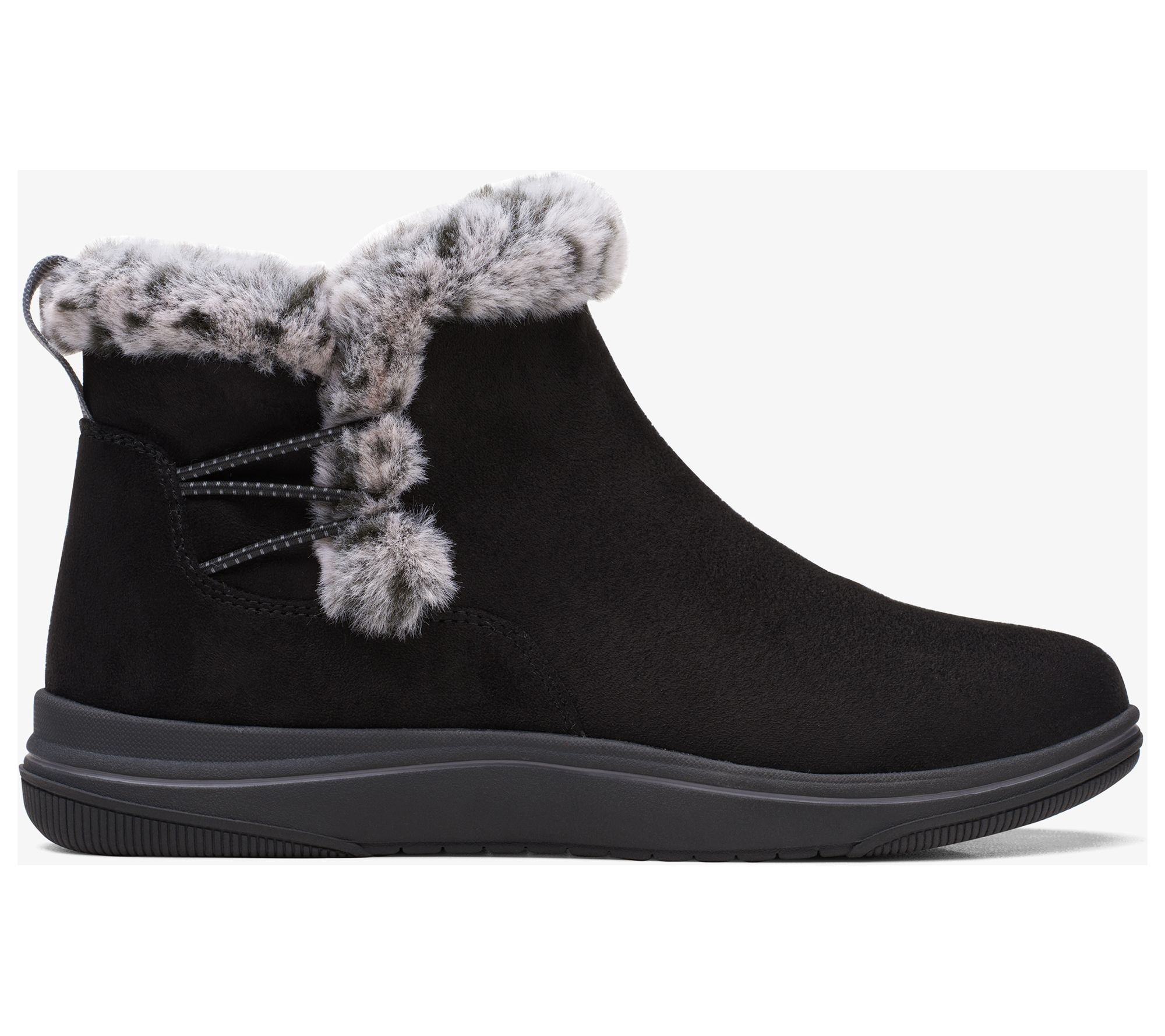 Clarks Cloudsteppers Slip-Resistant Ankle Boots - Breeze Fur