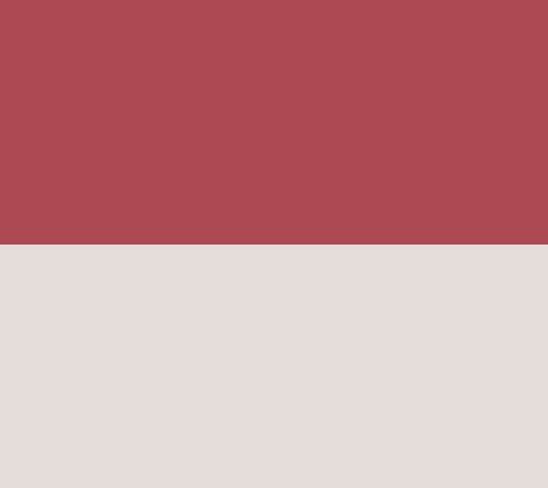 Crimson/Cream