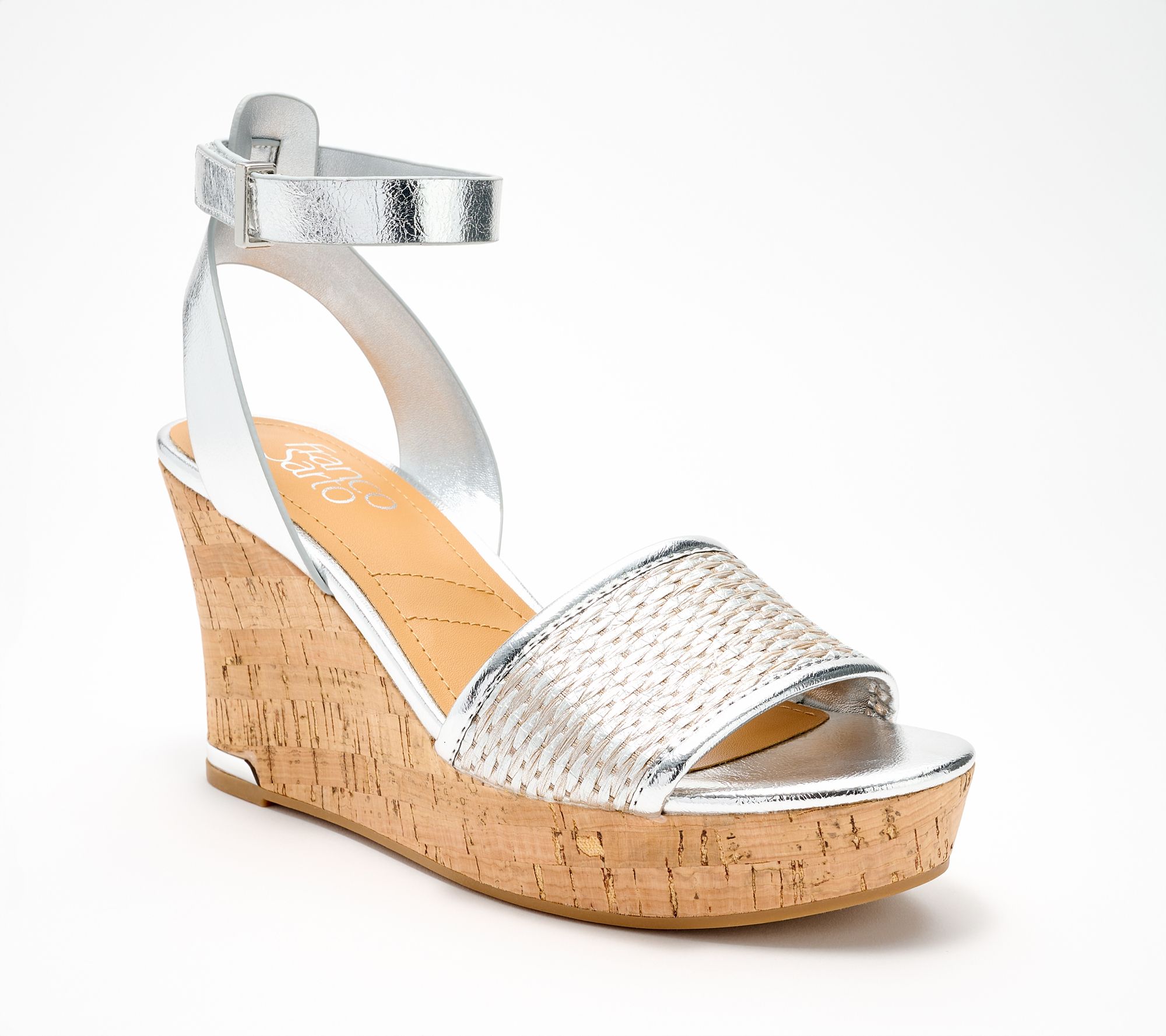 Franco Sarto x Shawn Killinger Cork Wedges - Celeste