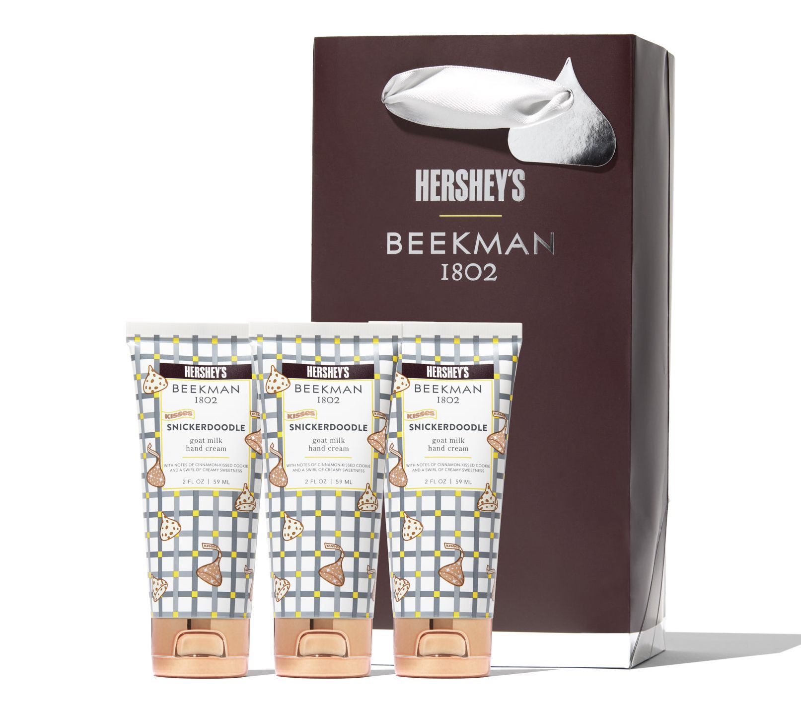 Beekman 1802 x Hershey's Snickerdoodle Hand Cream trio with Gift Box
