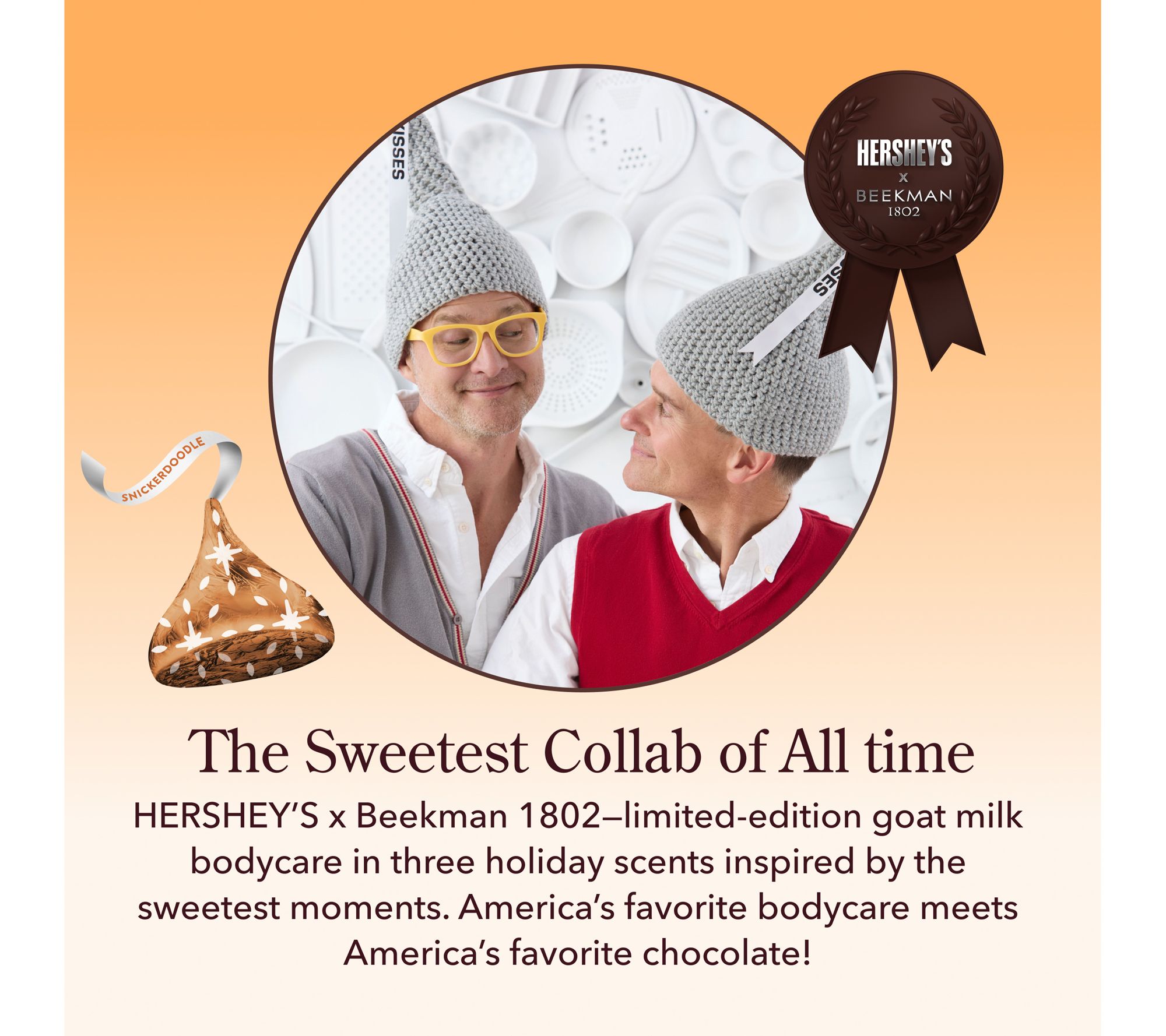 Beekman 1802 x Hershey's Snickerdoodle Hand Cream trio with Gift