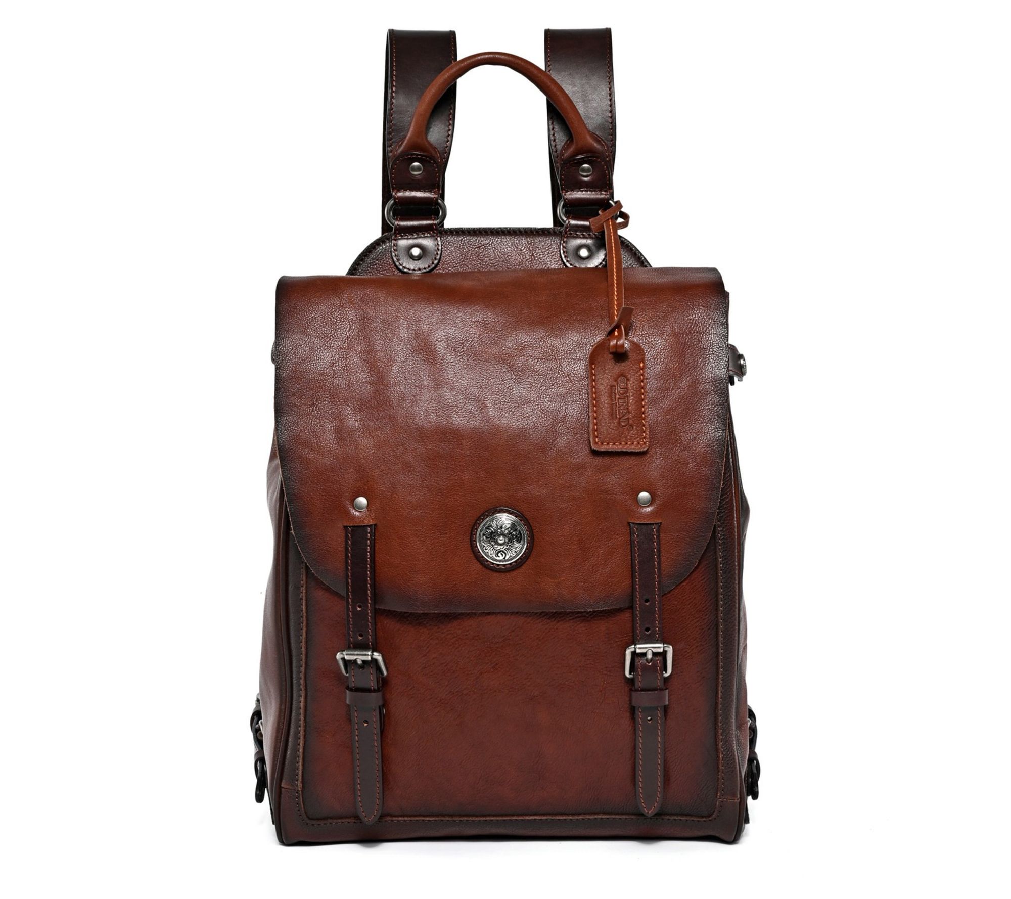 Old Trend Lawnwood Leather Backpack