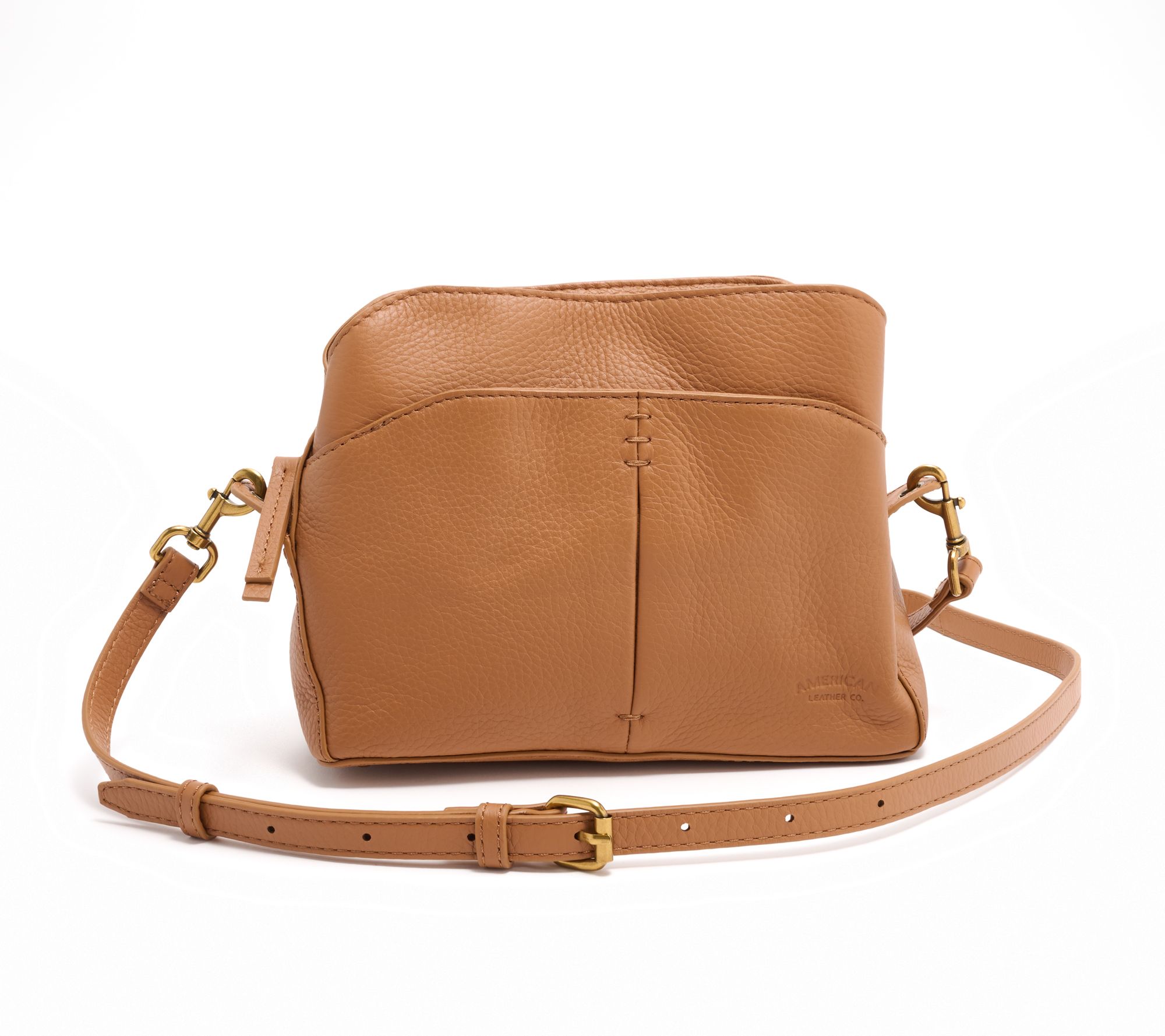 American Leather Co. Tulip Large Triple Entry Crossbody